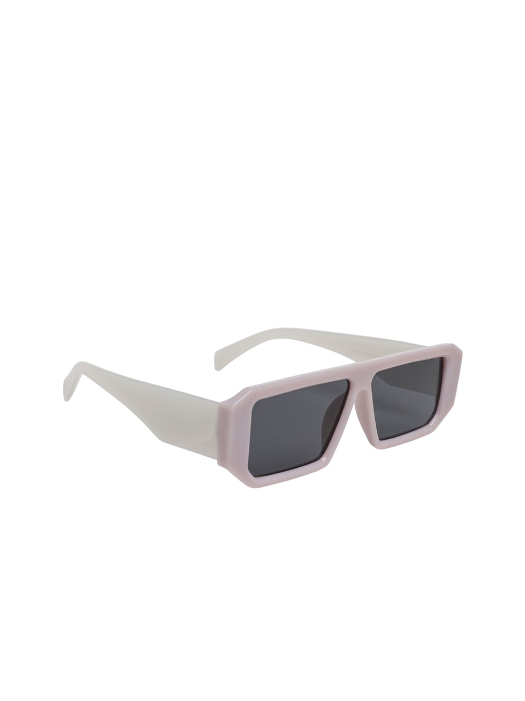 

London Rag Women Rectangle Sunglasses with UV Protected Lens SG148_Jelly_white, Black