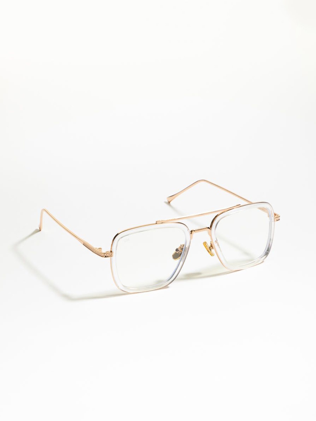 

Urban Monkey Unisex Full Rim Square Frames, Gold