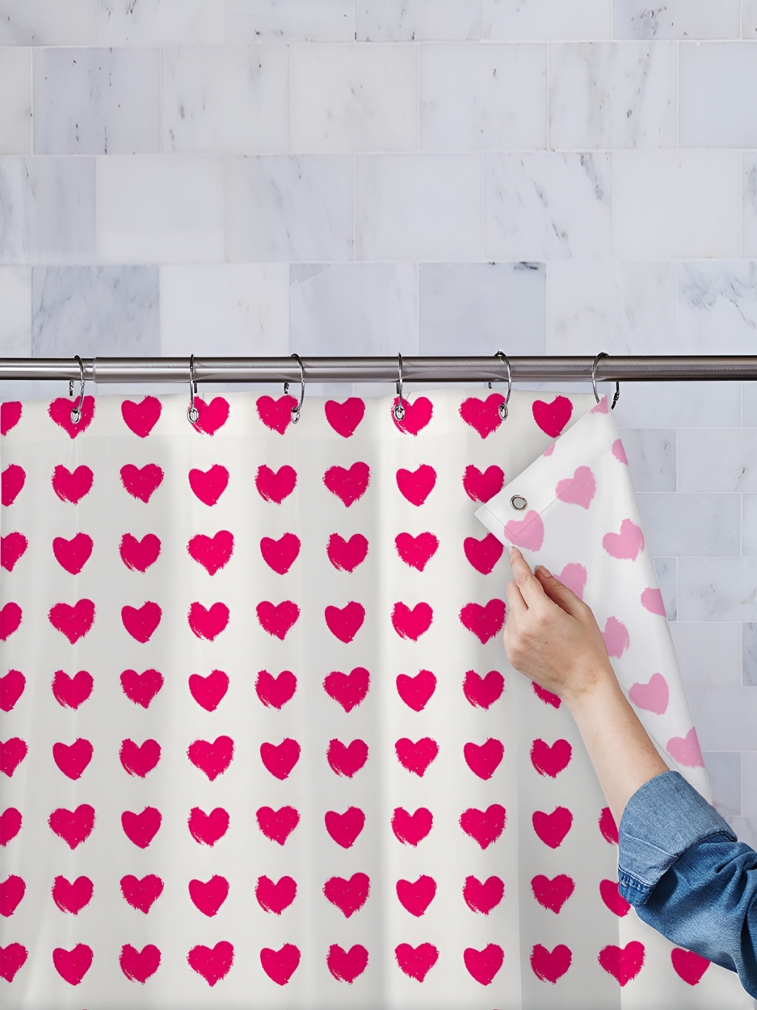 

ArtzFolio Single Piece Waterproof Polyester Shower Curtain, Multi