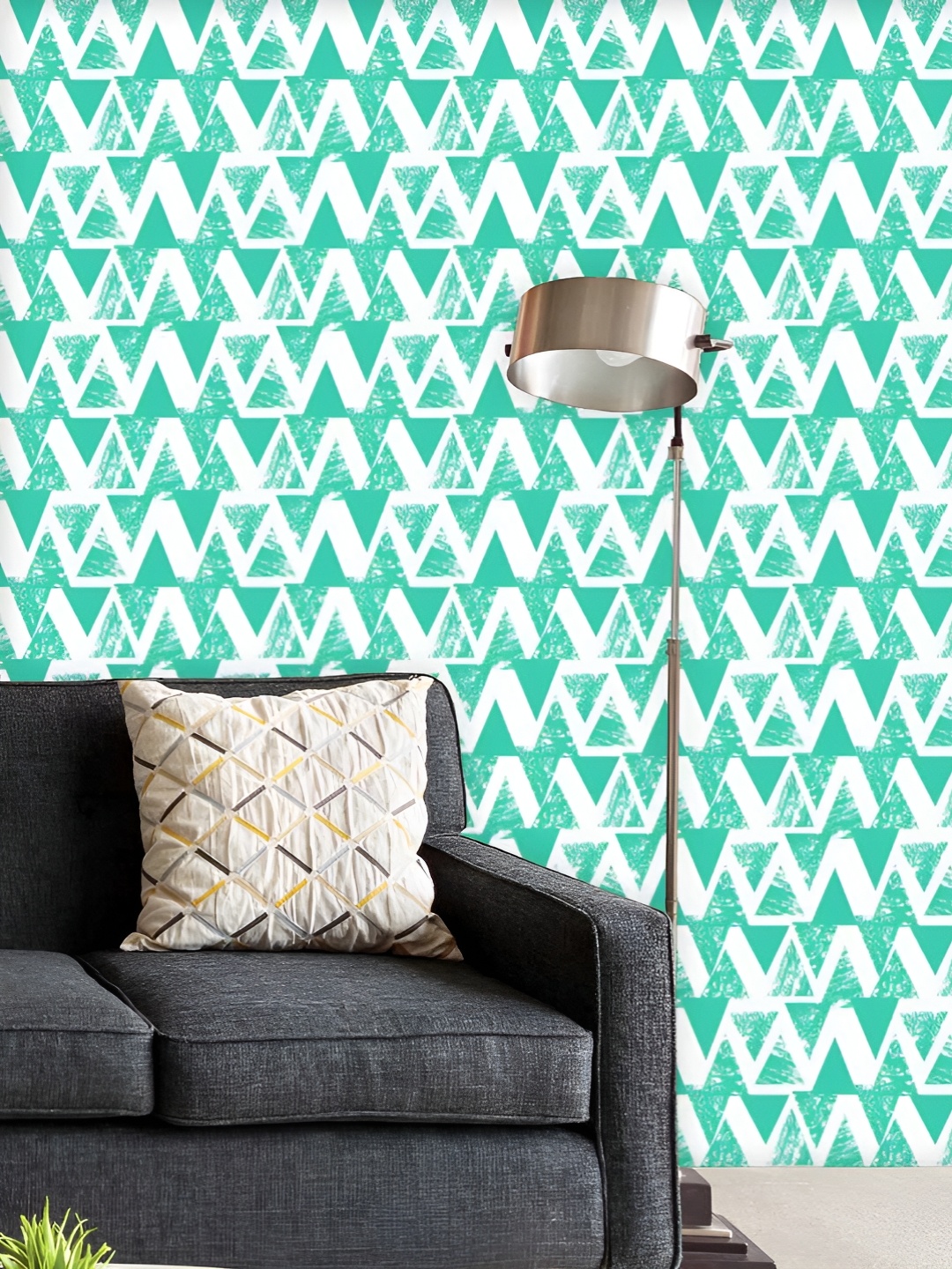 

ArtzFolio Printed UV-Resistant Anti-Bacterial Geometrical Behaviour Peel & Stick Wallpaper, Multi