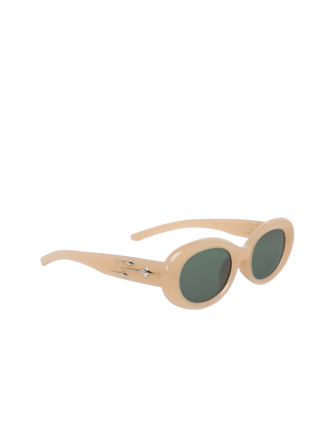 

London Rag Women Oval Sunglasses with UV Protected Lens SG141_Skin, Transparent