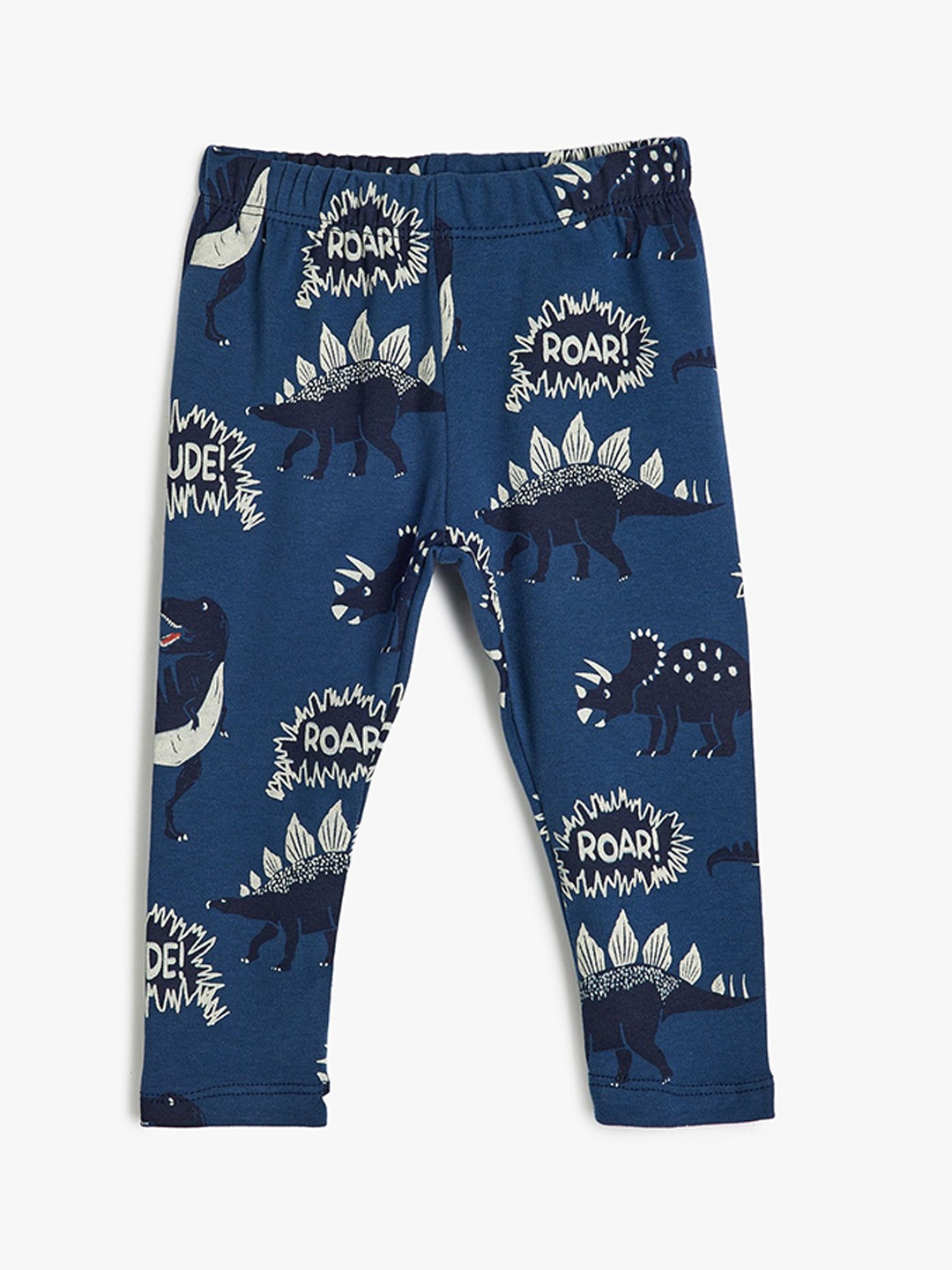 

Koton Boys Printed Regular Fit Pure Cotton Track Pants, Blue