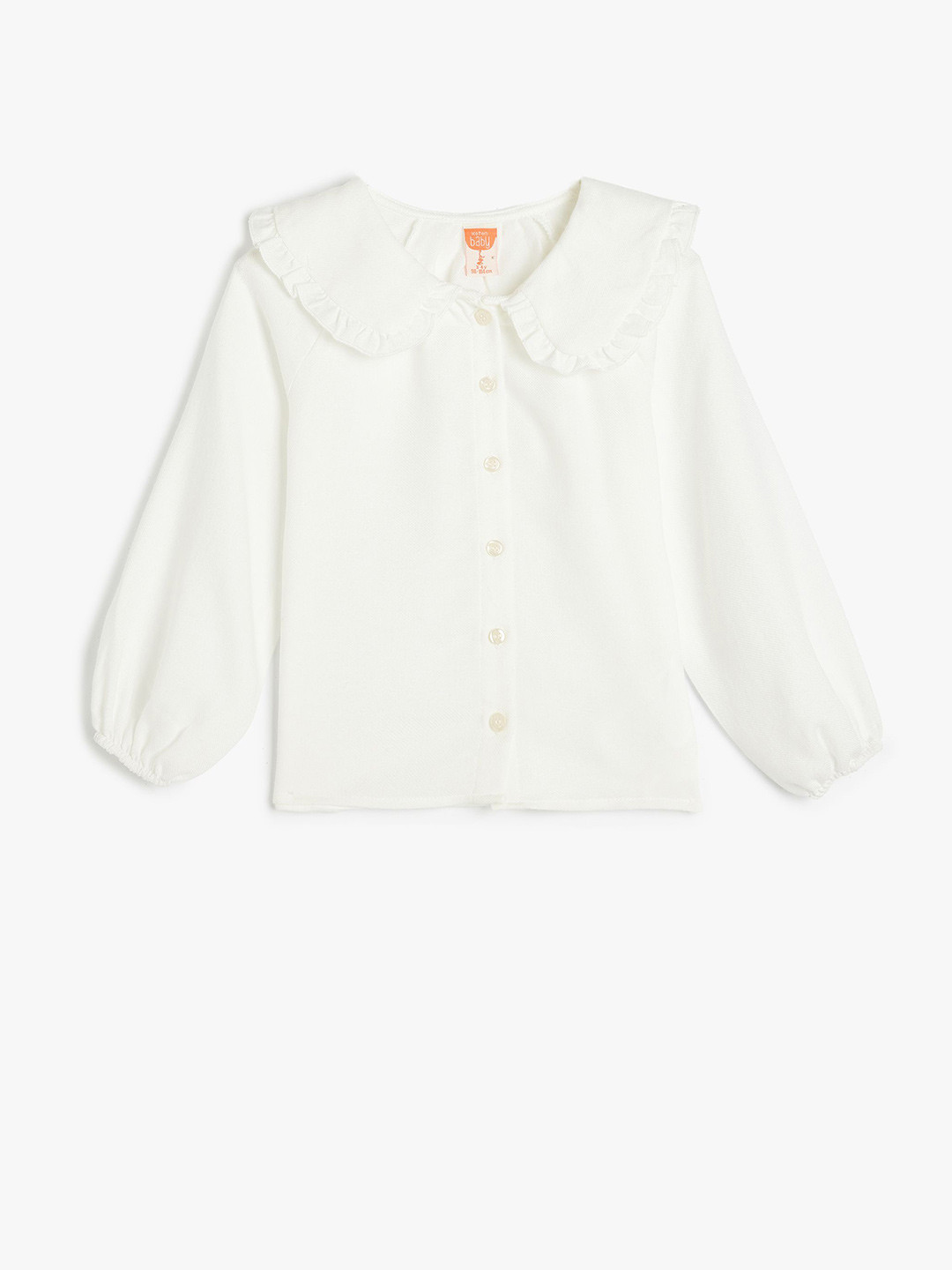 

Koton Girls Opaque Casual Shirt, Off white