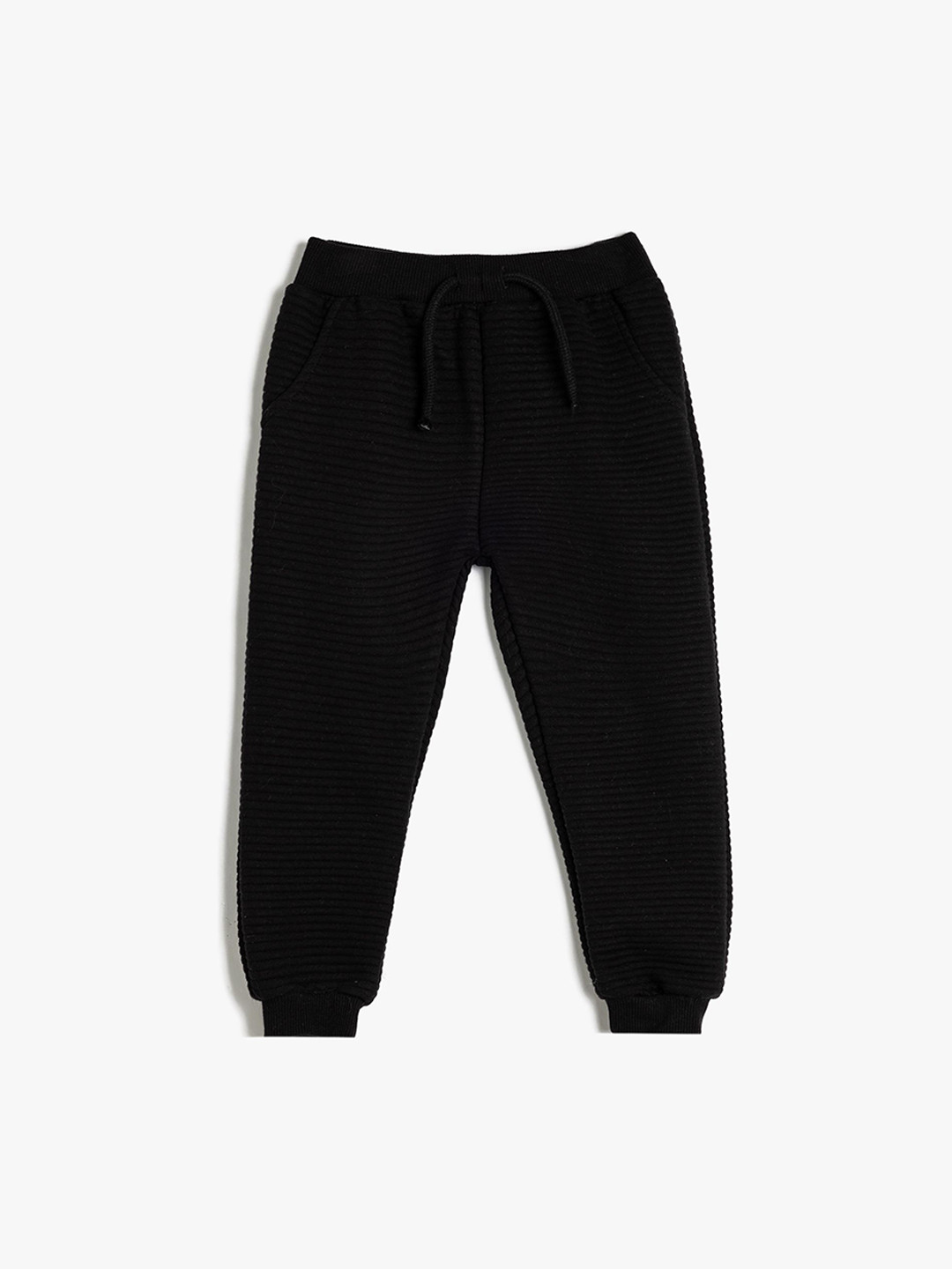 

Koton Boys Regular Fit Mid-Rise Joggers, Black