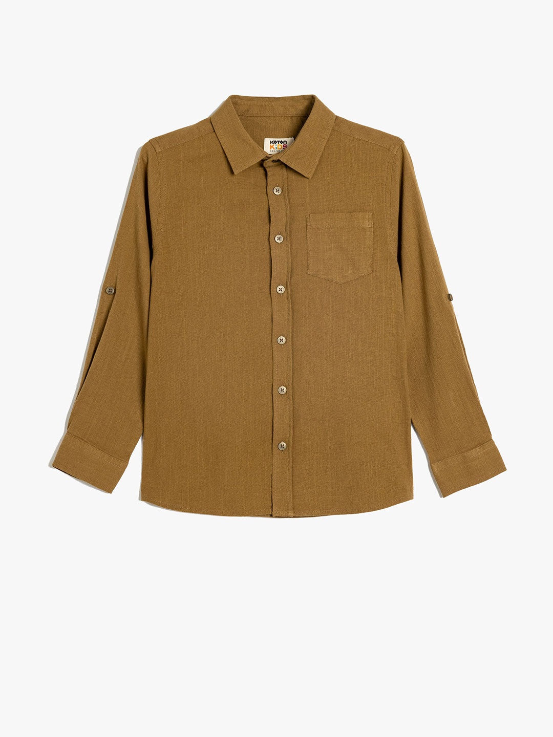 

Koton Boys Opaque Casual Shirt, Khaki