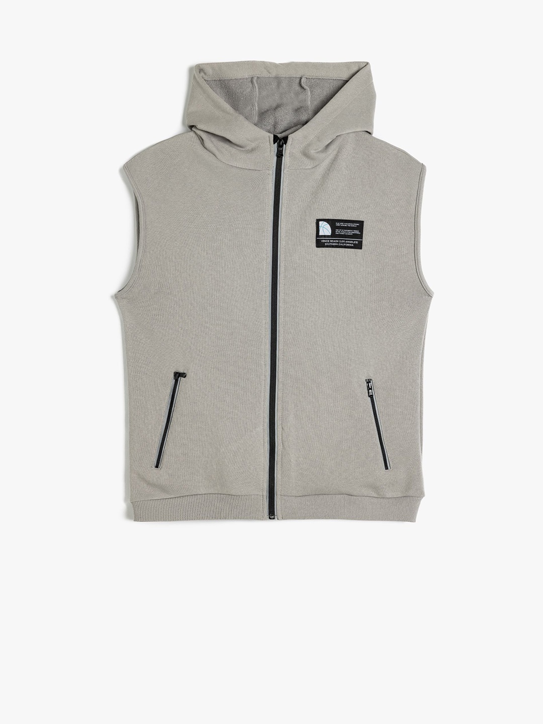 

Koton Boys Mock Collar Sweatshirt, Grey