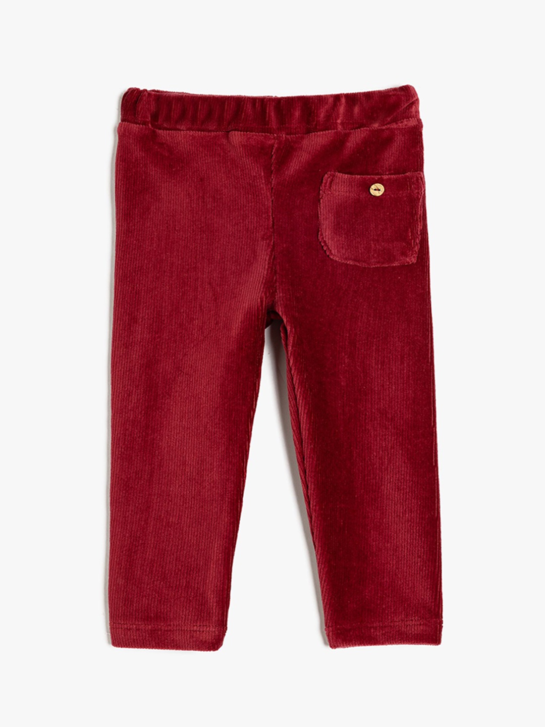 

Koton Girls Mid-Rise Ankle-Length Leggings, Maroon