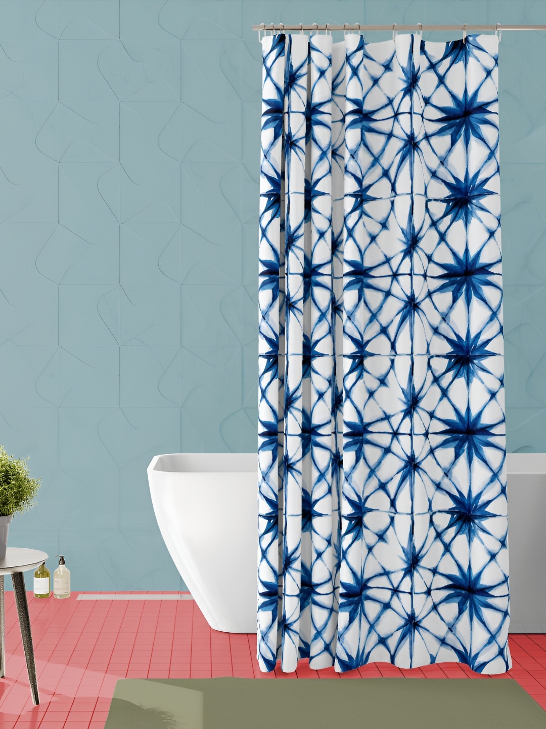 

ArtzFolio Single Piece Waterproof Polyester Shower Curtain, Multi