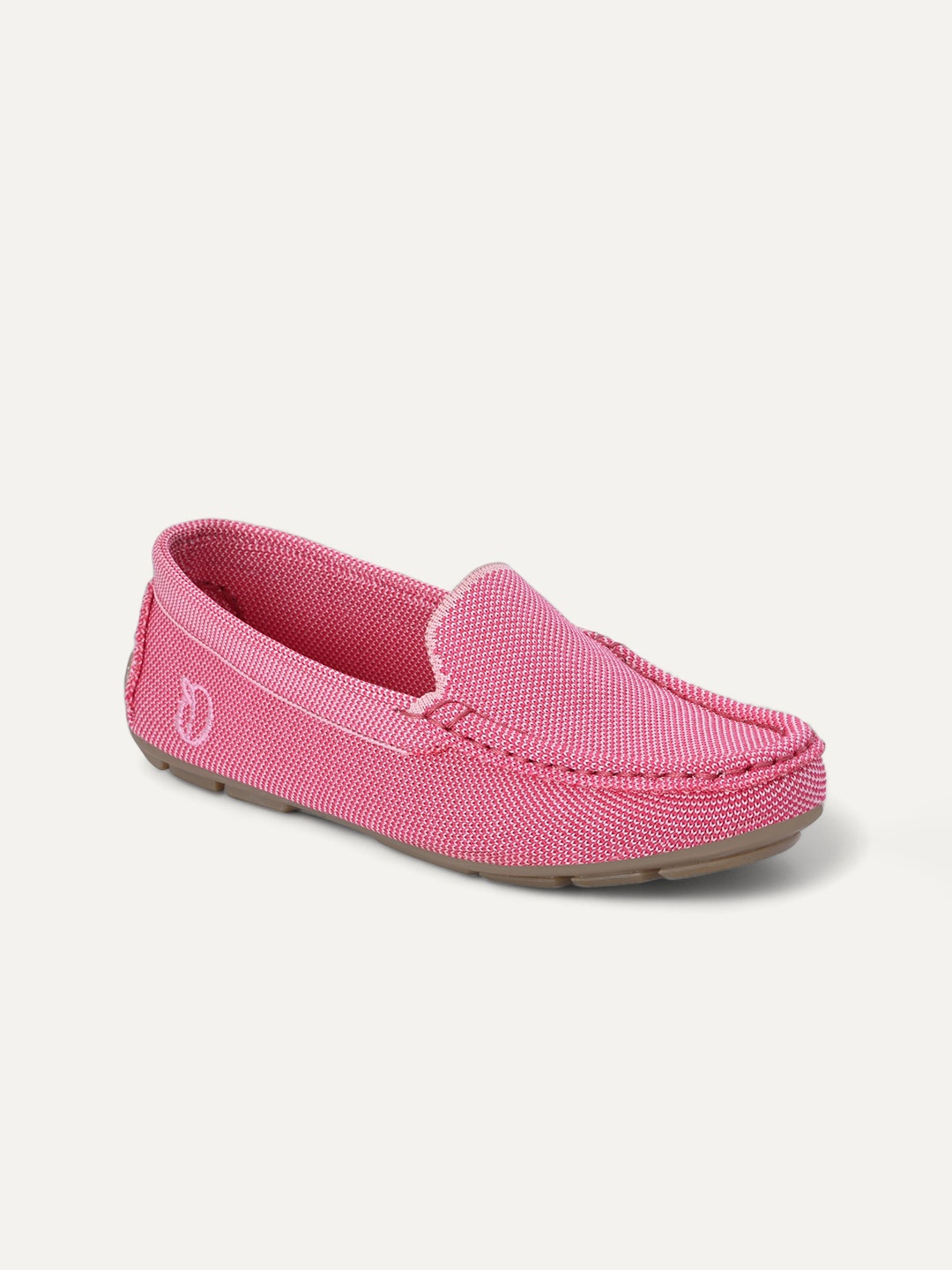 

Rioz Women Textured Loafers, Pink