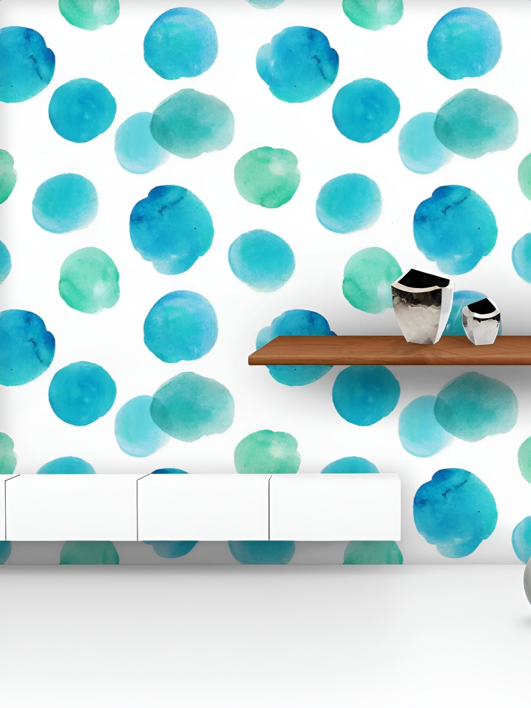

ArtzFolio Printed UV-Resistant Anti-Bacterial Watercolor Pattern Peel & Stick Wallpaper, Multi