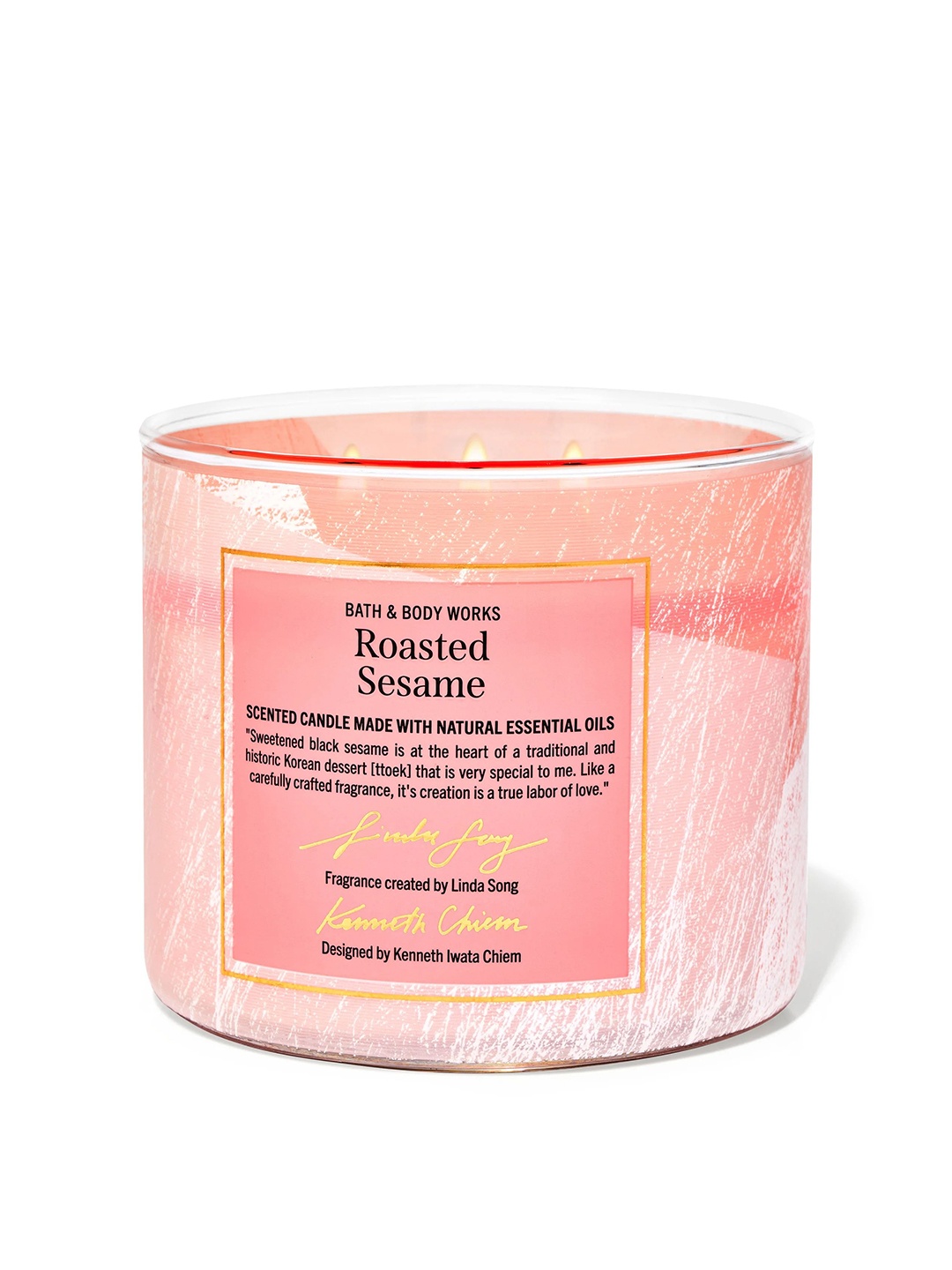 

Bath & Body Works Roasted Sesame 3-Wick Candle - 411g, Peach
