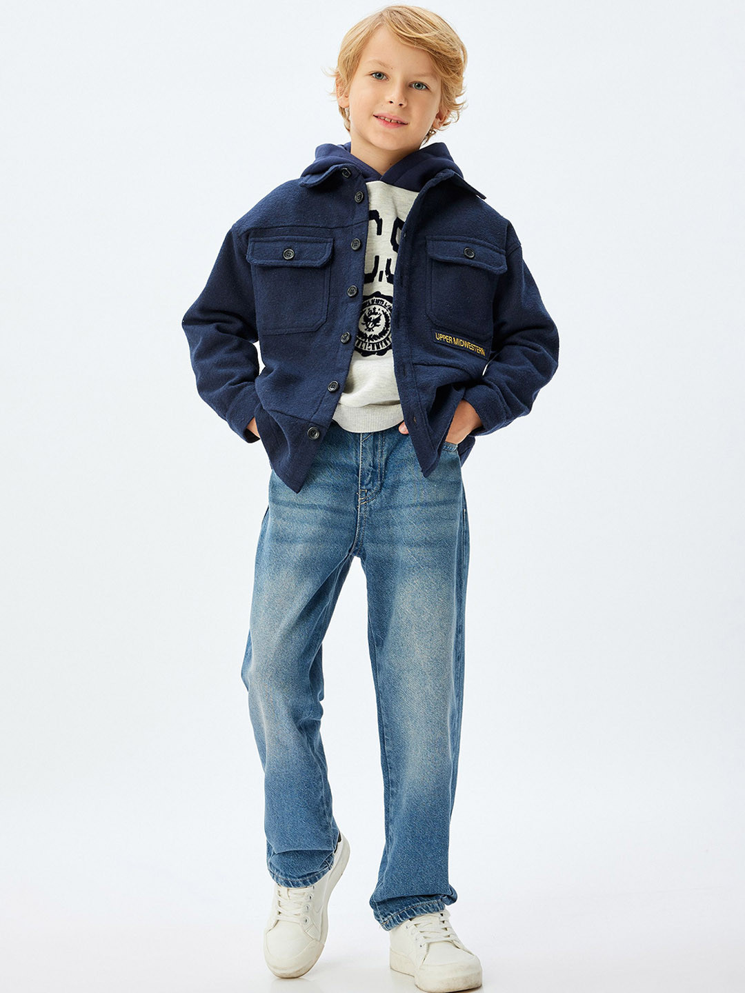 

Koton Boys Tailored Jacket, Blue