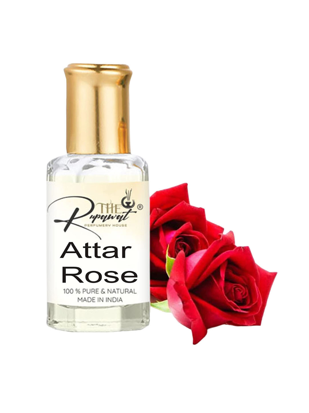 

THE RUPAWAT Perfumery House Attar Rose Attar - 12 ml, Transparent