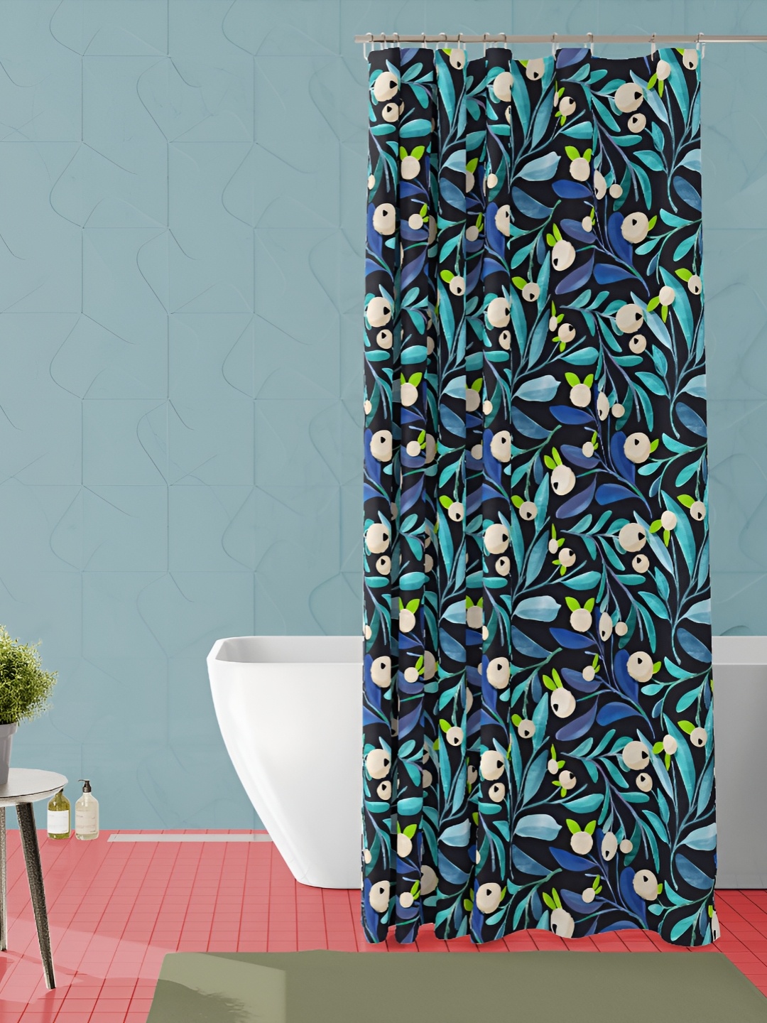 

ArtzFolio Single Piece Waterproof Polyester Shower Curtain, Multi