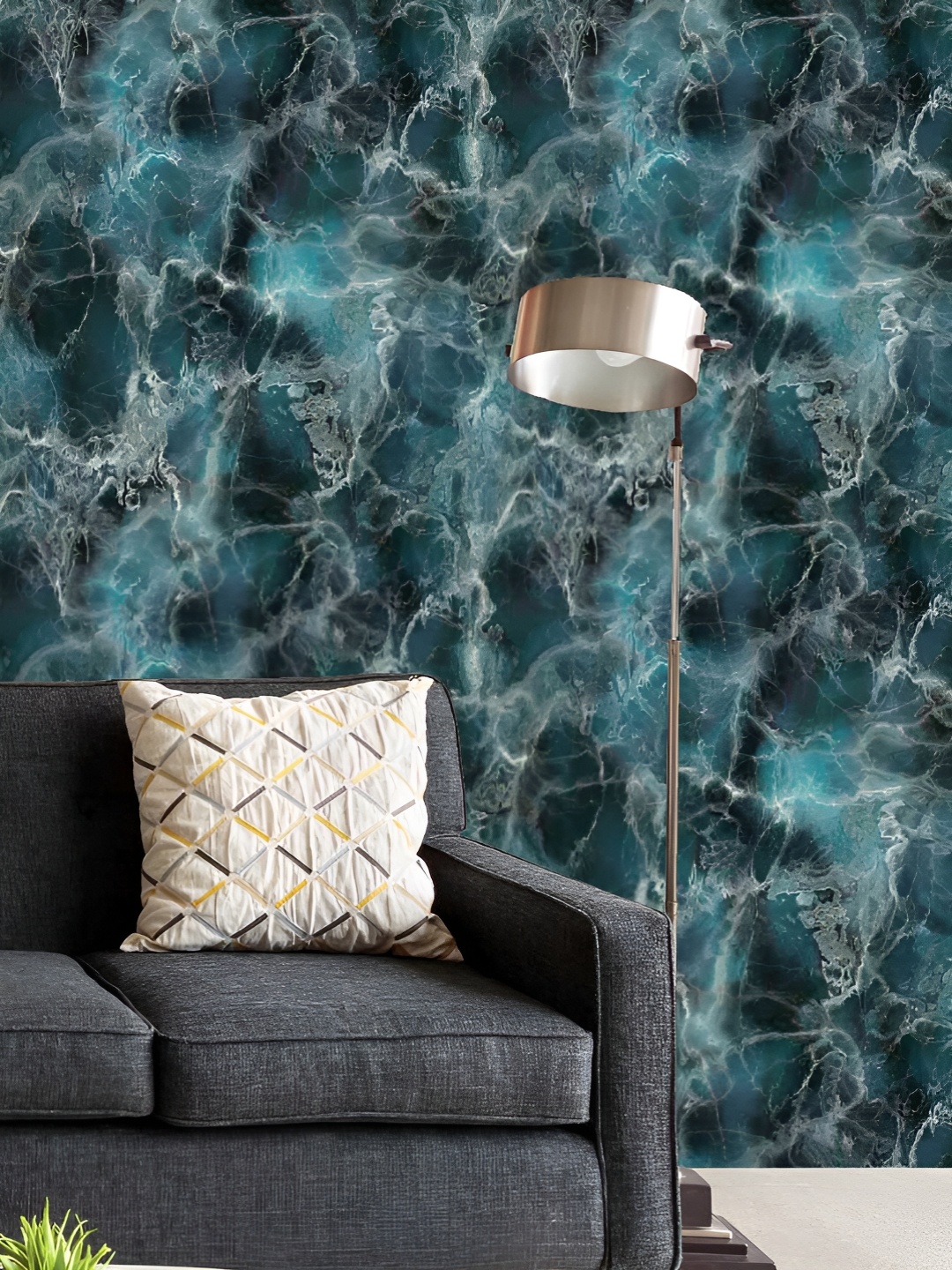 

ArtzFolio Printed UV-Resistant Anti-Bacterial Abstract Surface Peel & Stick Wallpaper, Multi