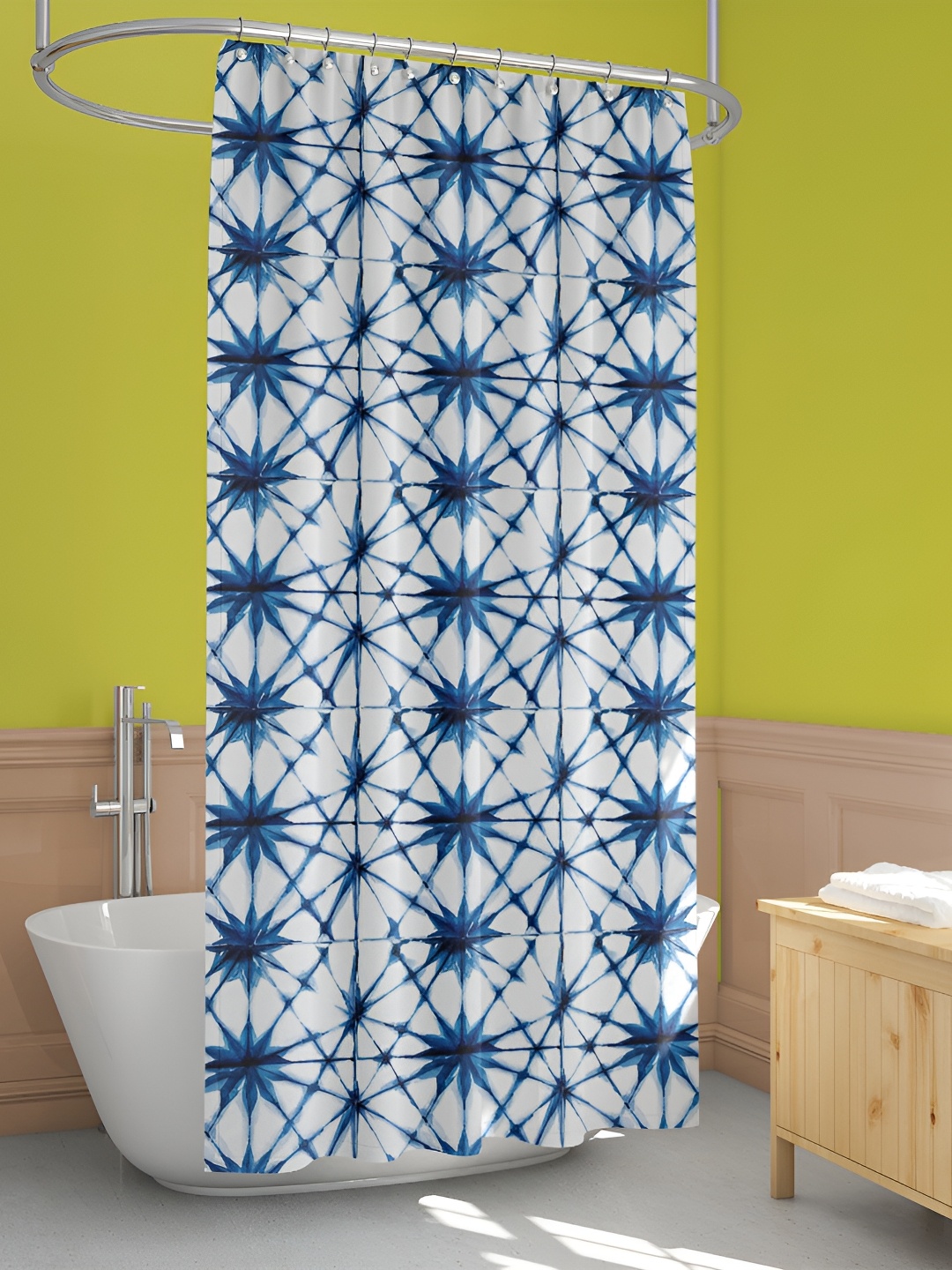 

ArtzFolio Single Piece Waterproof Polyester Shower Curtain, Multi