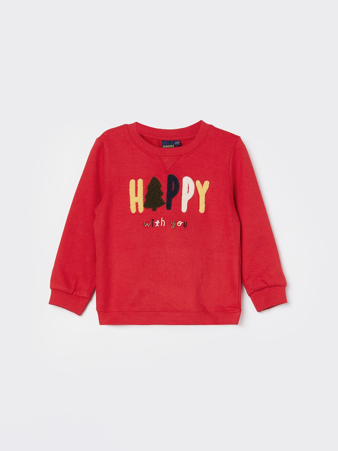 

Juniors by Lifestyle Boys Printed Round Neck Cotton Sweatshirt, Red