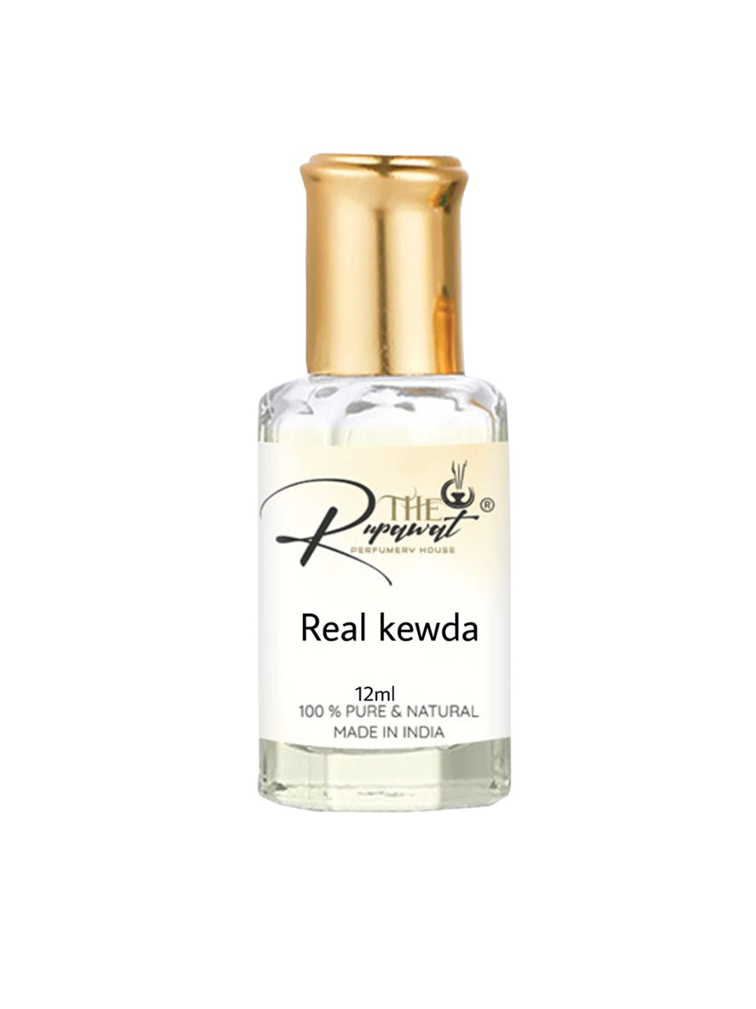 

THE RUPAWAT Perfumery House Real Kewda 100% Natural & Pure Alcohol Free Attar- 12 ml, Transparent