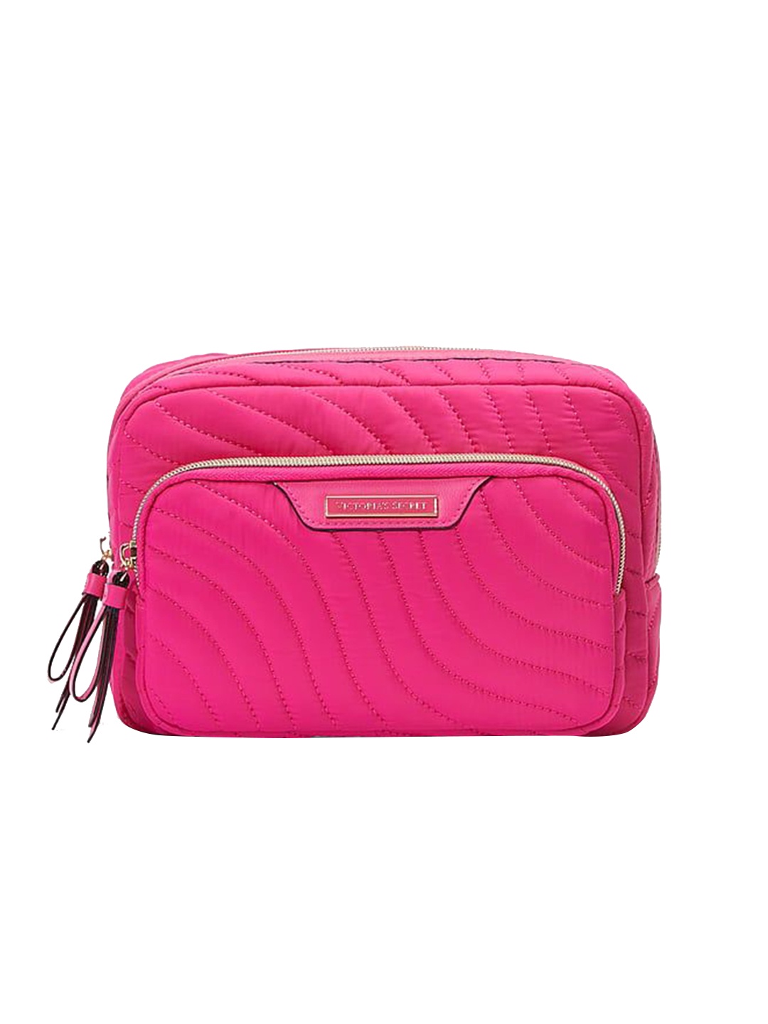 

Victoria's Secret Textured Pouch Travel Accessory, Pink