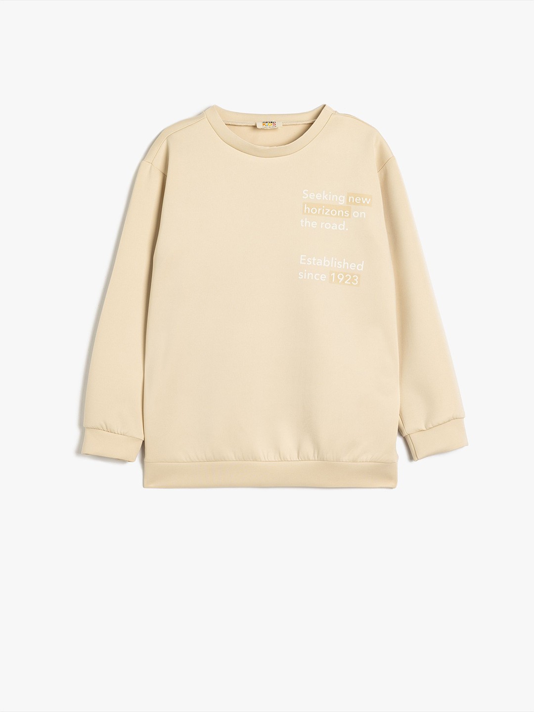 

Koton Boys Printed Sweatshirt, Beige