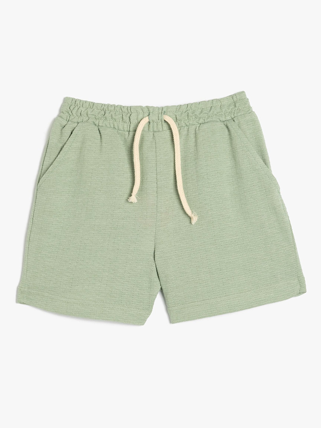 

Koton Boys Mid-Rise Regular Fit Shorts, Green