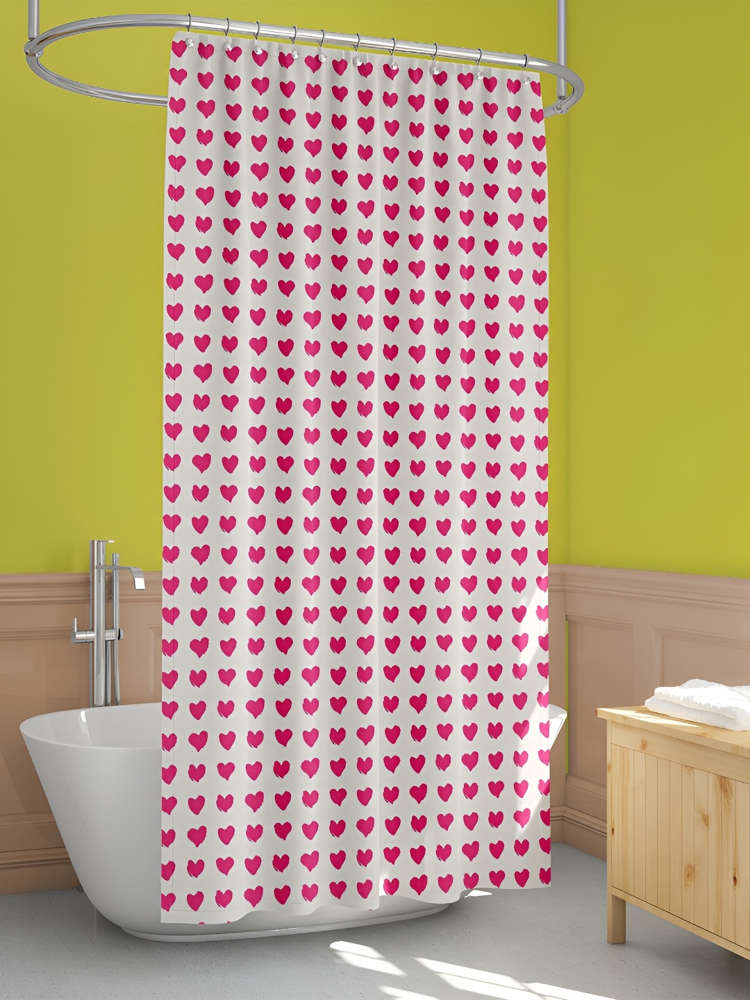 

ArtzFolio Single Piece Waterproof Polyester Shower Curtain, Multi