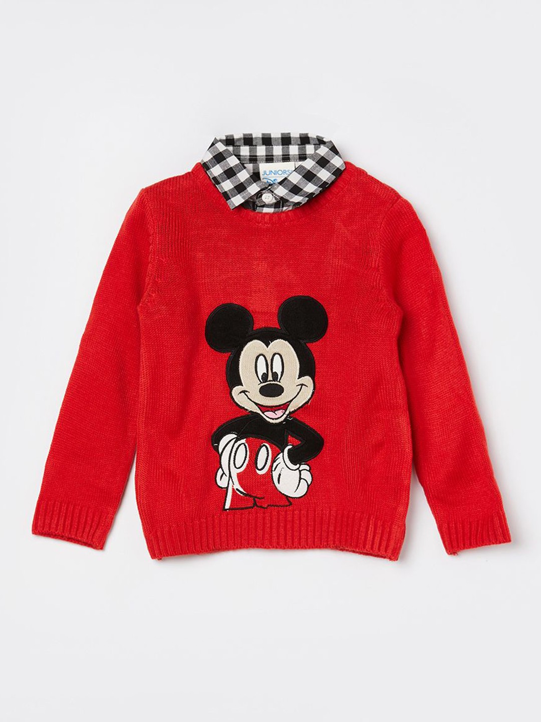 

Juniors by Lifestyle Boys Cotton Graphic Printed Long Sleeves Pullover, Red