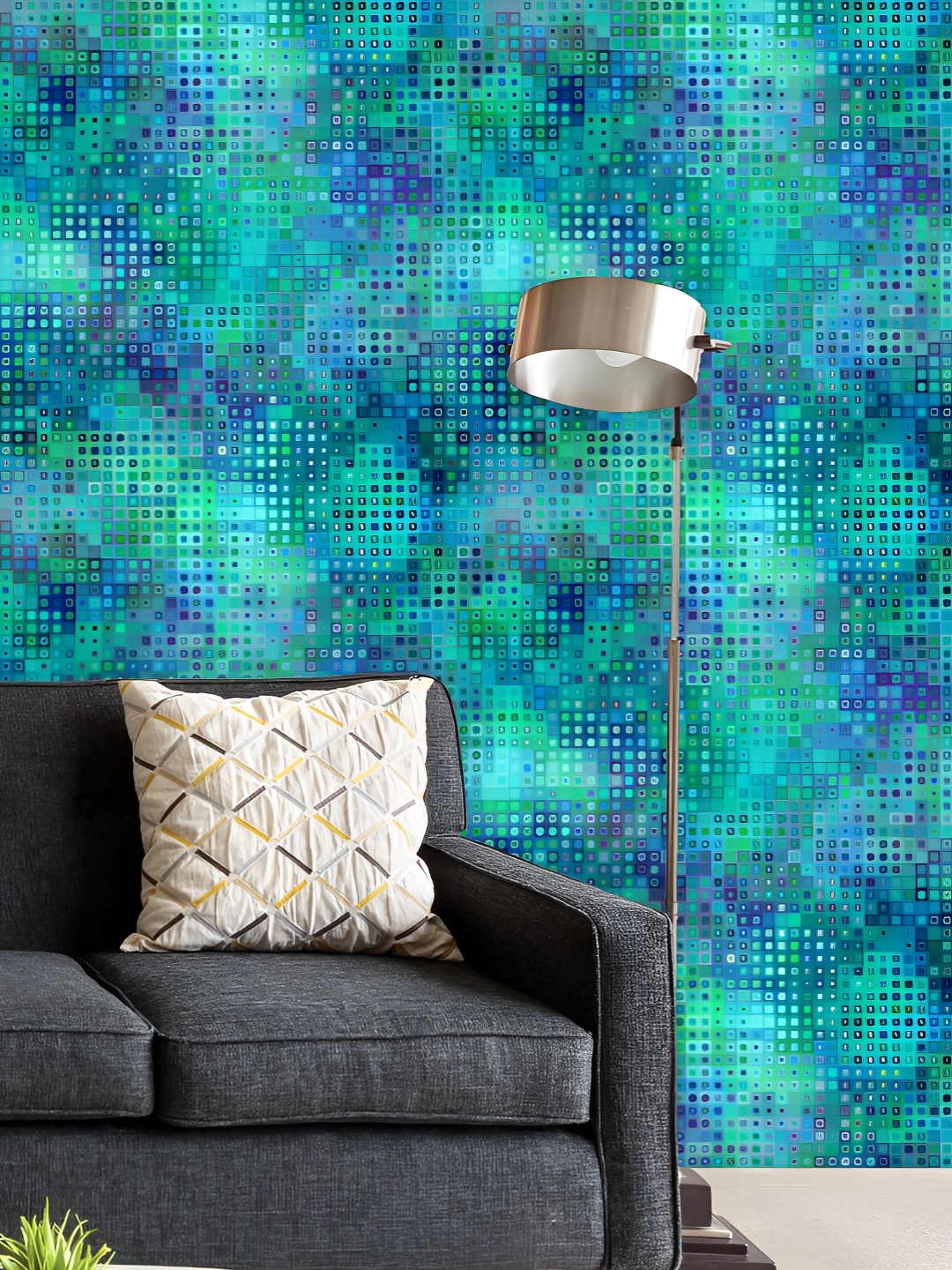 

ArtzFolio Printed UV-Resistant Anti-Bacterial Geometric Poly Polka Dot Peel & Stick Wallpaper, Multi