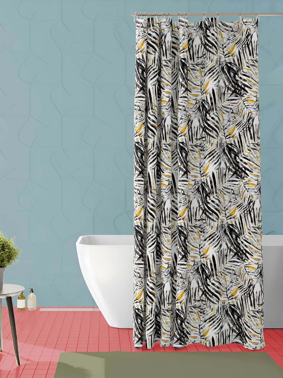 

ArtzFolio Single Piece Waterproof Polyester Shower Curtain, Multi