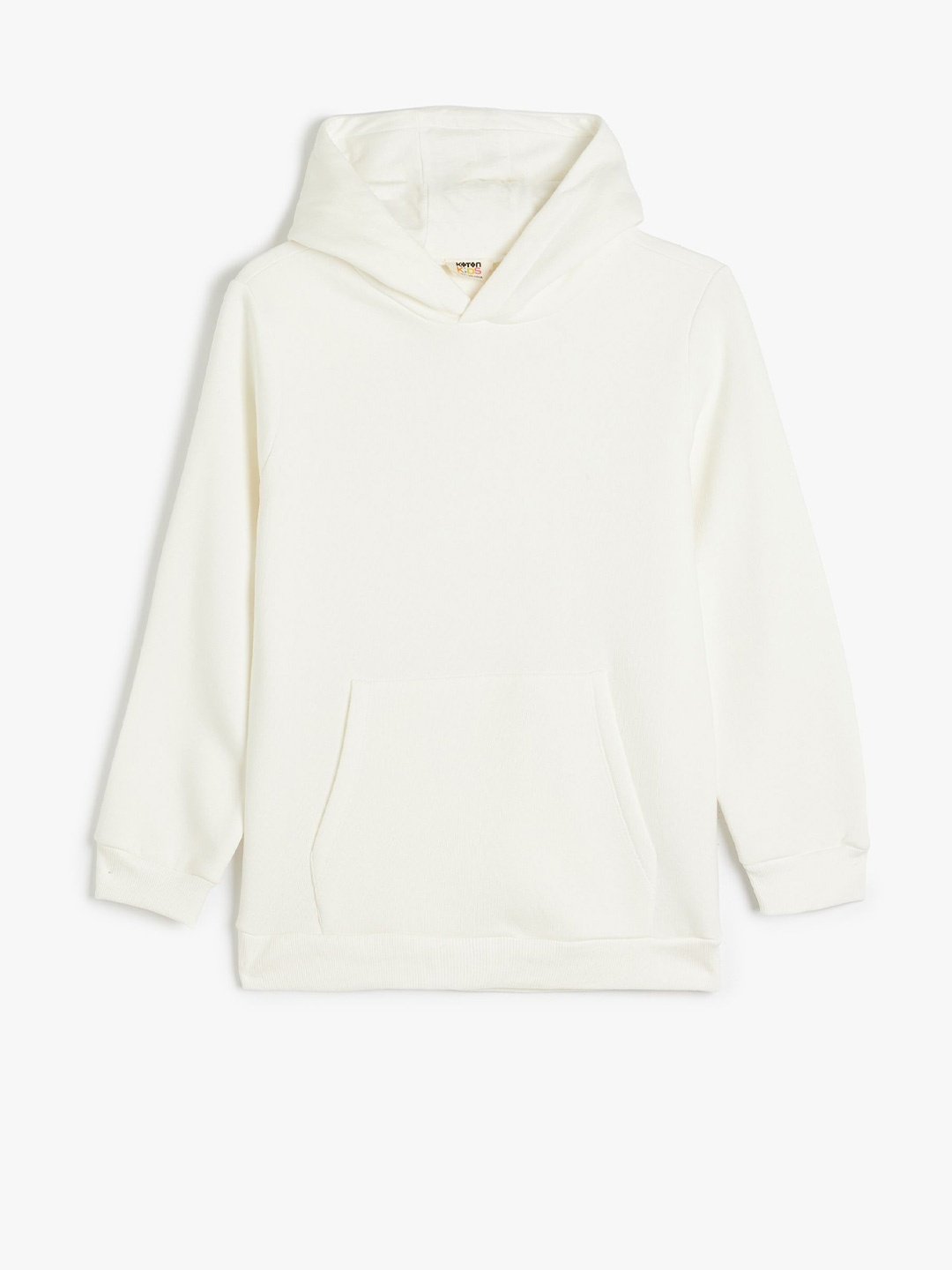 

Koton Boys Cotton Hooded Long Sleeves Pullover Sweatshirt, Beige