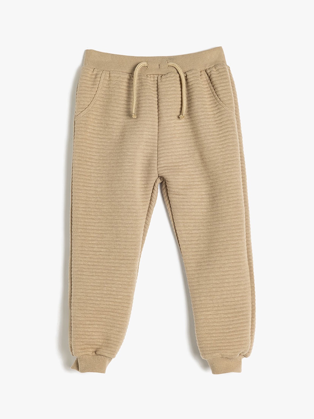 

Koton Boys Mid-Rise Regular Fit Joggers, Beige