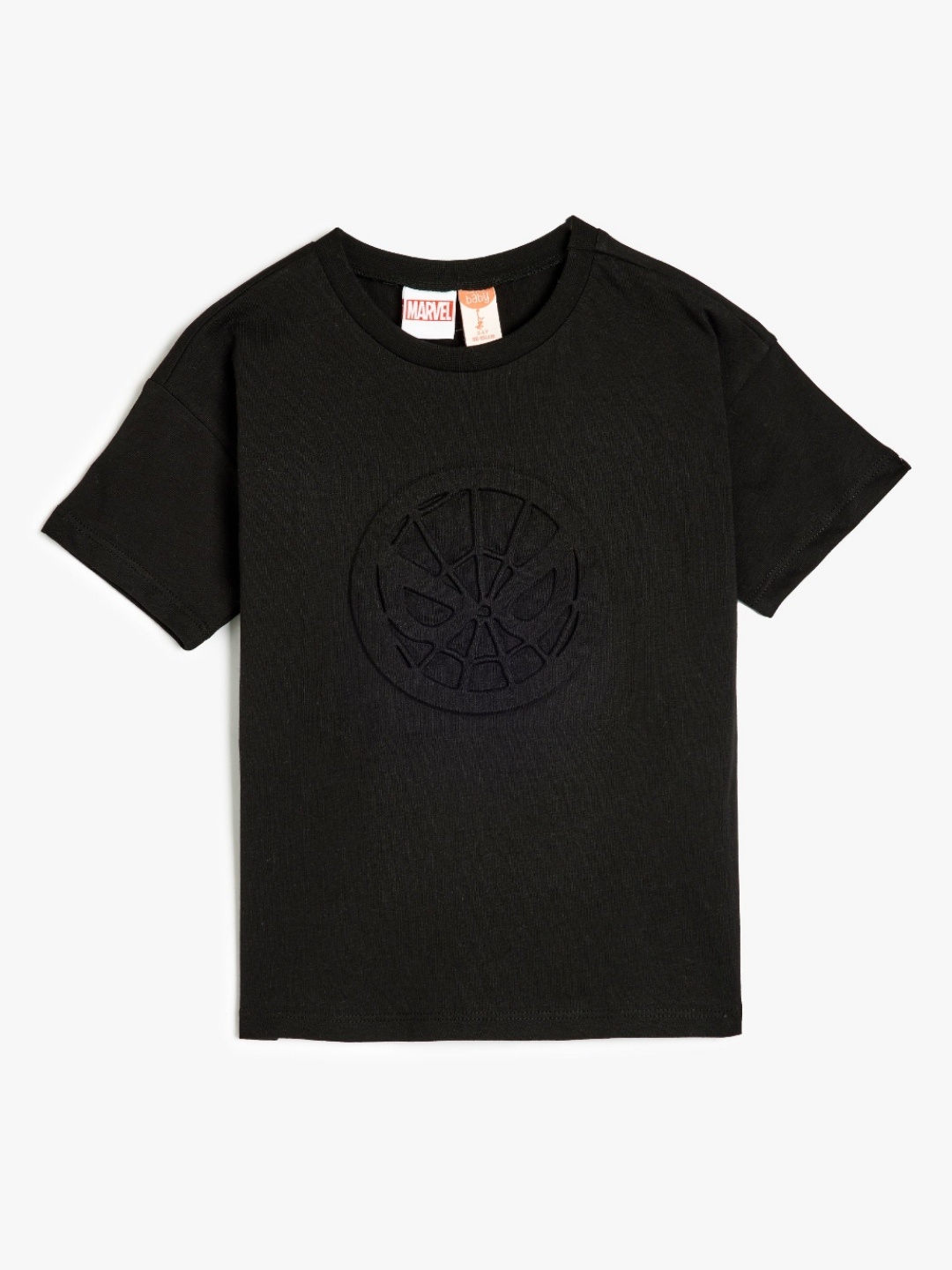 

Koton Boys Graphic Printed Round Neck Cotton T-shirt, Black