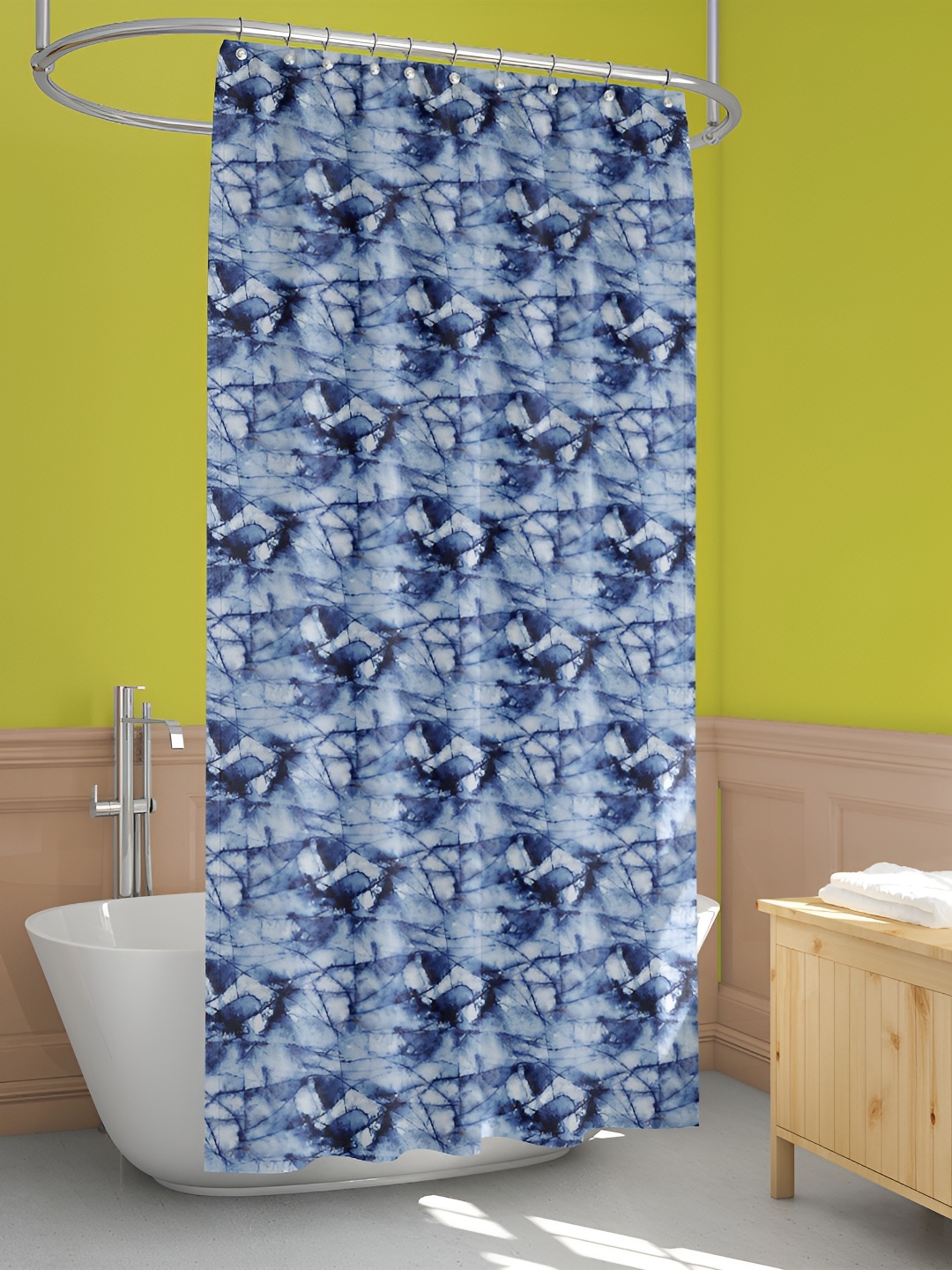 

ArtzFolio Single Piece Waterproof Polyester Shower Curtain, Multi