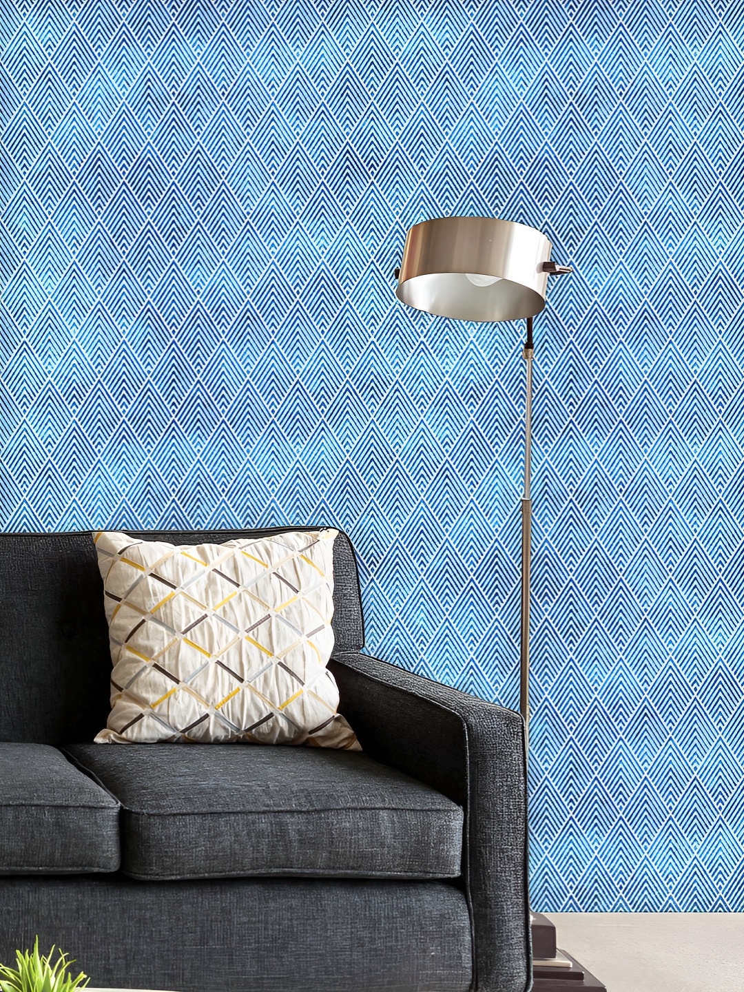 

ArtzFolio Printed UV-Resistant Anti-Bacterial Retro Harlequin Peel & Stick Wallpaper, Multi