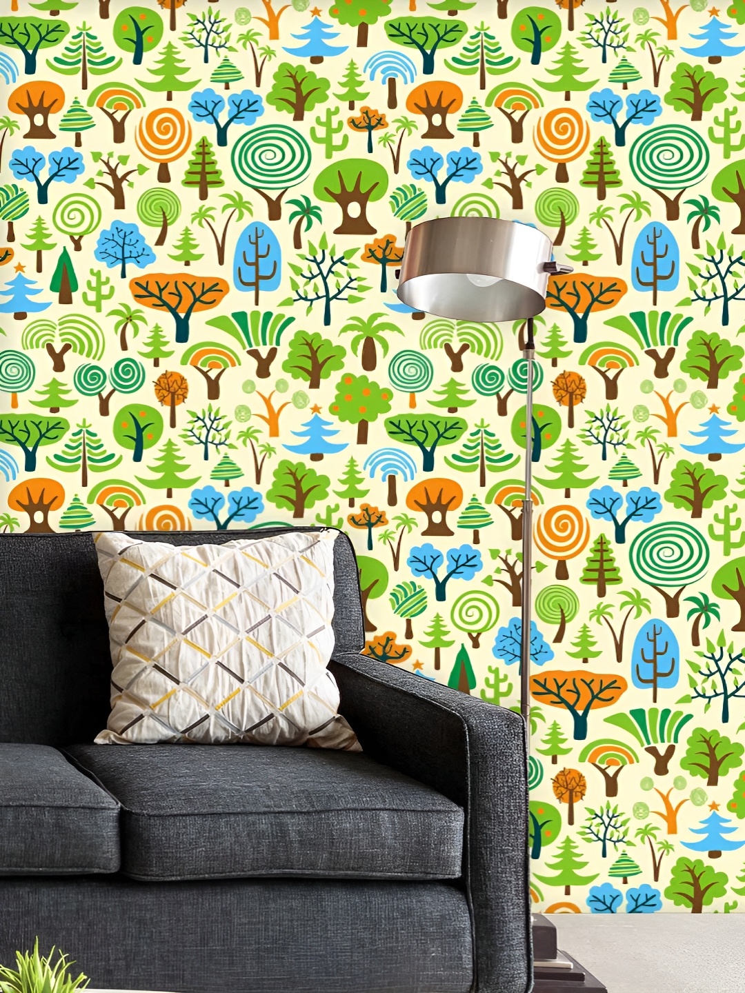 

ArtzFolio Printed UV-Resistant Anti-Bacterial Tree Collection Peel & Stick Wallpaper, Multi