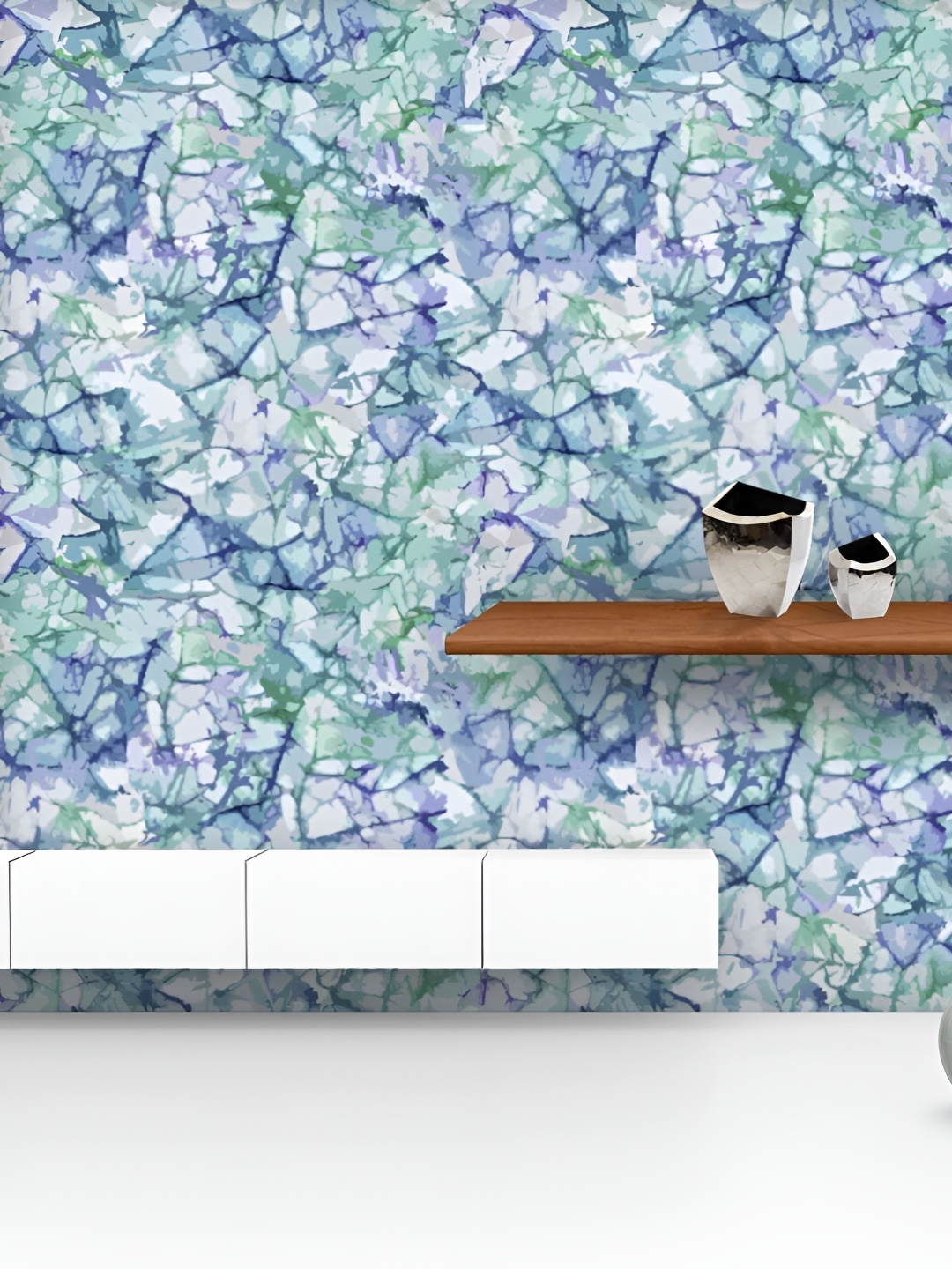 

ArtzFolio Printed UV-Resistant Anti-Bacterial Bright EmeraldPeel & Stick Wallpaper, Multi