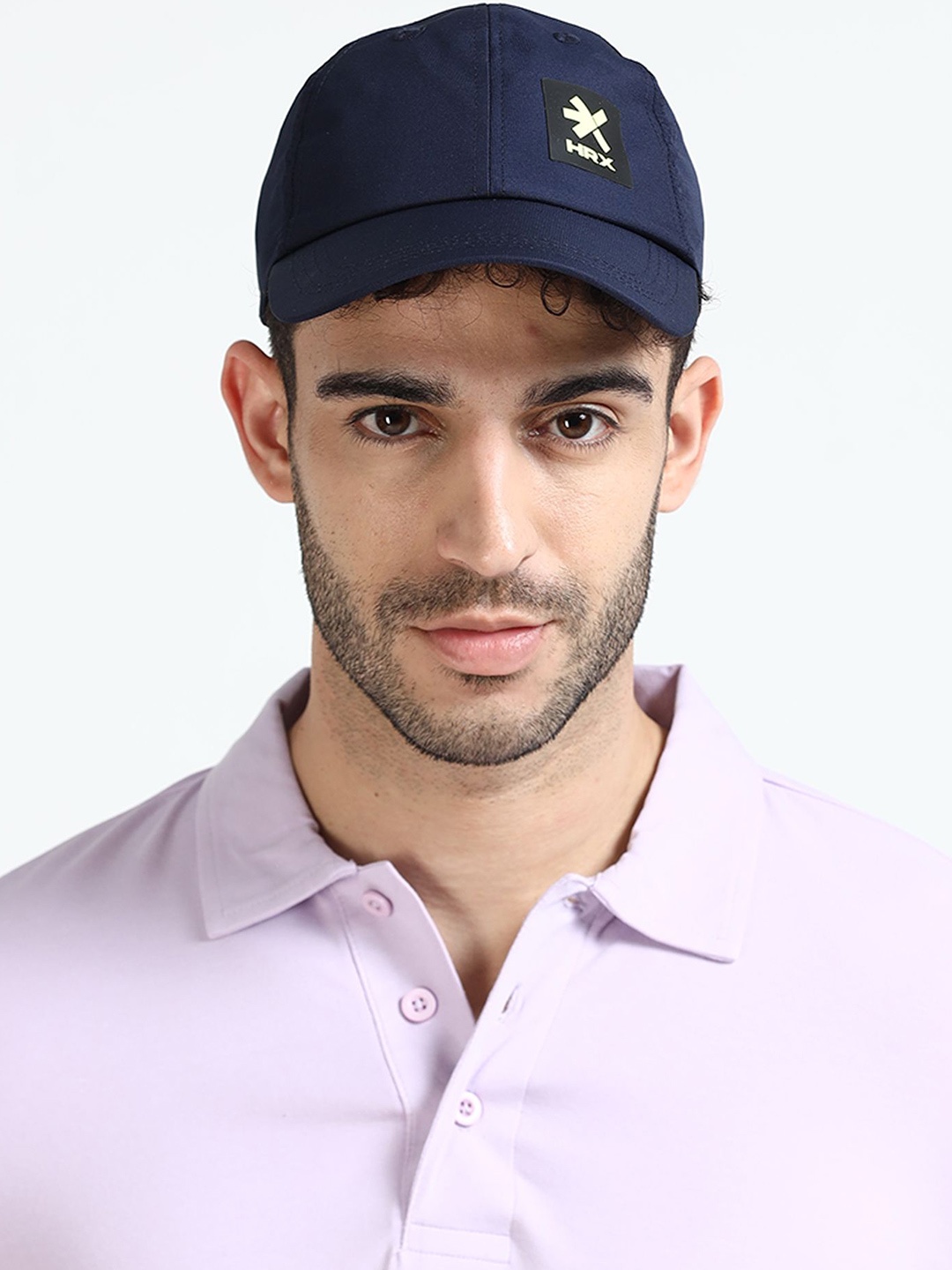 

HRX by Hrithik Roshan Unisex Cotton Printed Baseball Cap, Navy blue