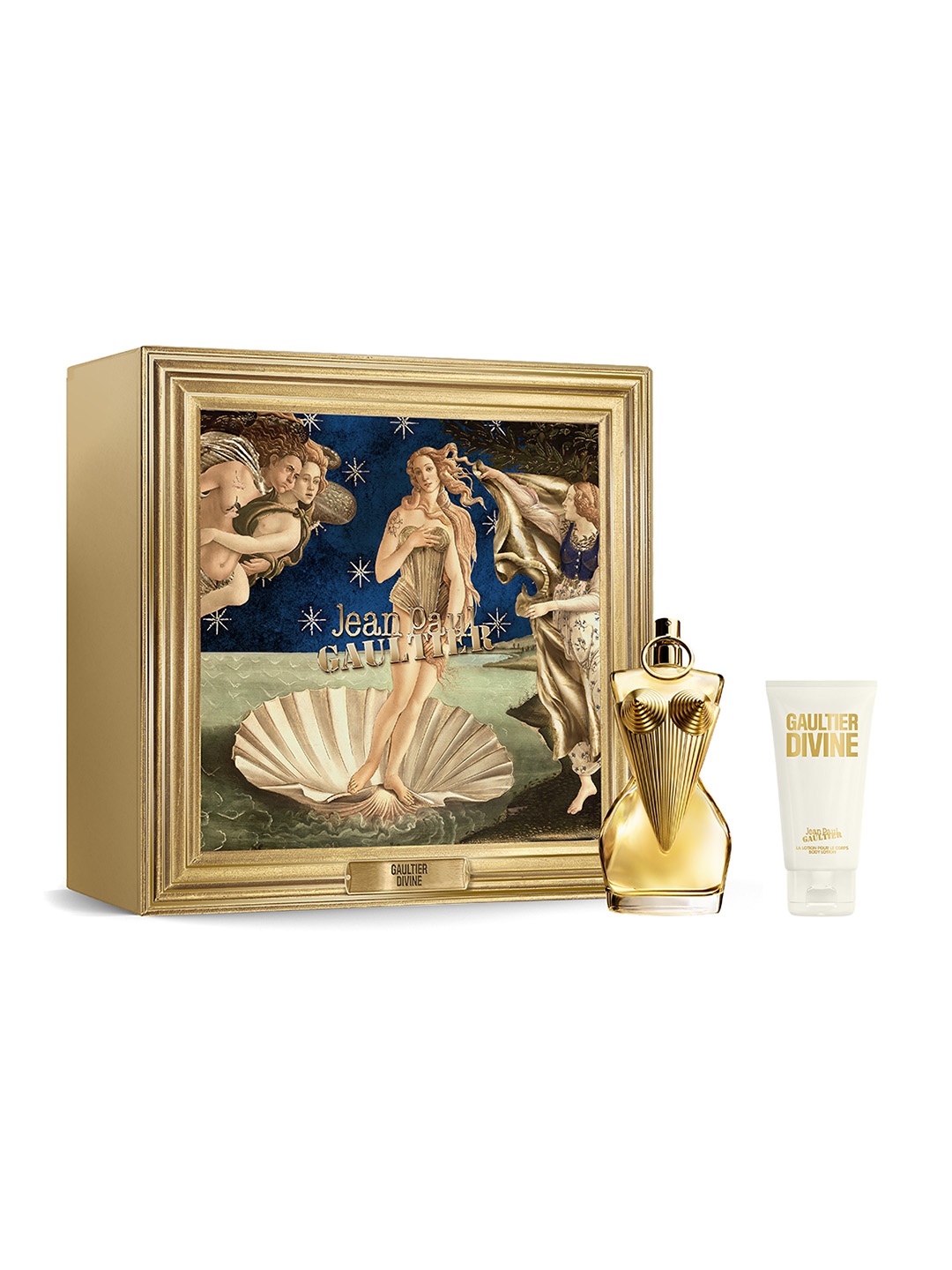 

Jean Paul Gaultier Divine Eau De Parfum 50ml & Body Lotion 75ml Combo, Gold