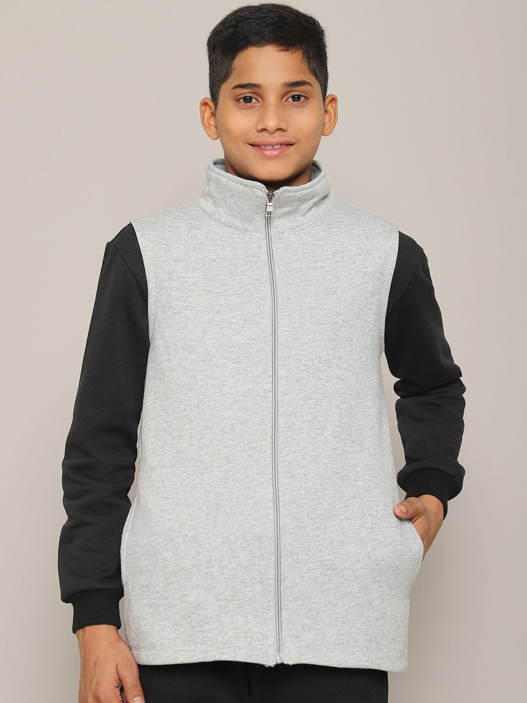 

Rute Boys Sporty Jacket, Grey