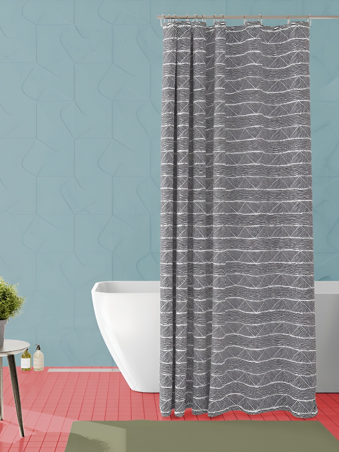 

ArtzFolio White & Black Printed Shower Curtains