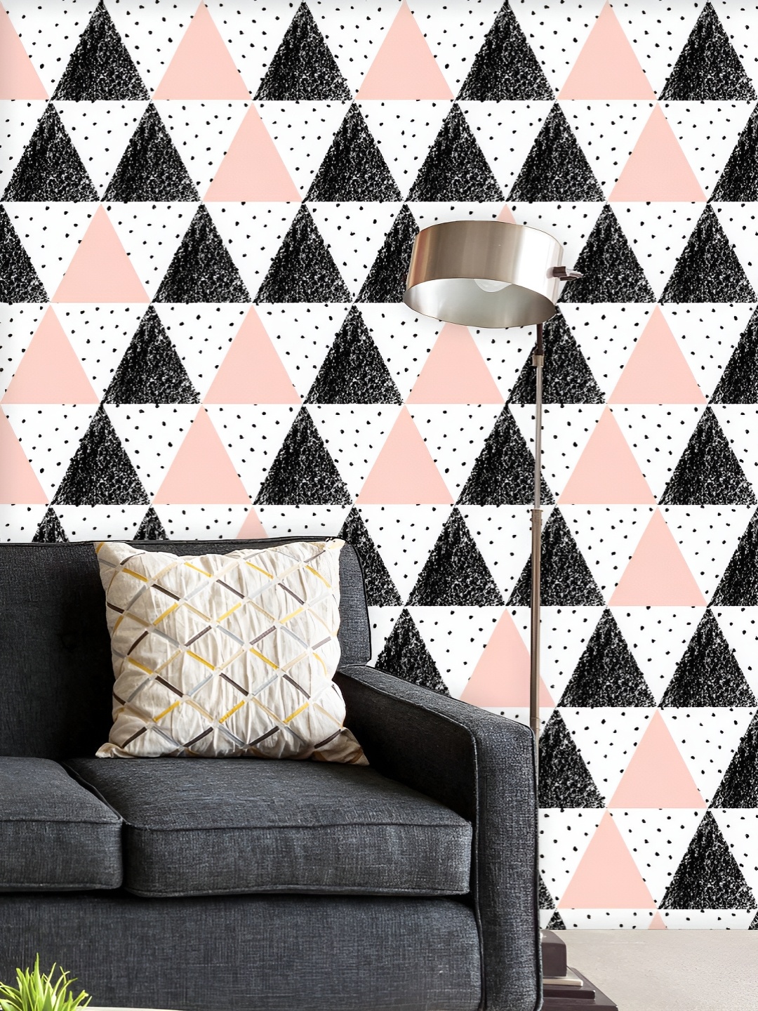 

ArtzFolio Printed UV-Resistant Anti-Bacterial Geometric Elements Peel & Stick Wallpaper, Multi