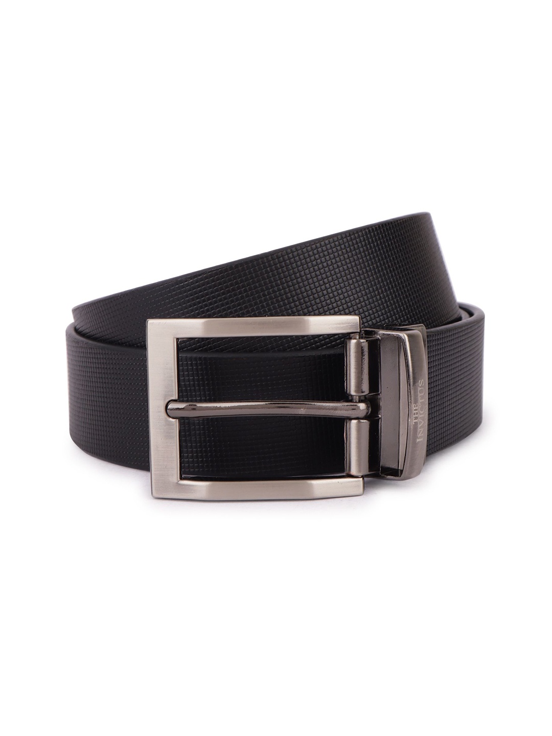

INVICTUS Men Leather Reversible Formal Belt, Black