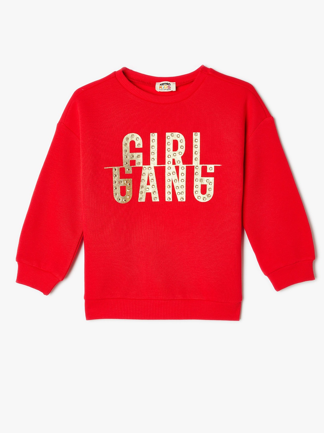 

Koton Girls Printed Sweatshirt, Red