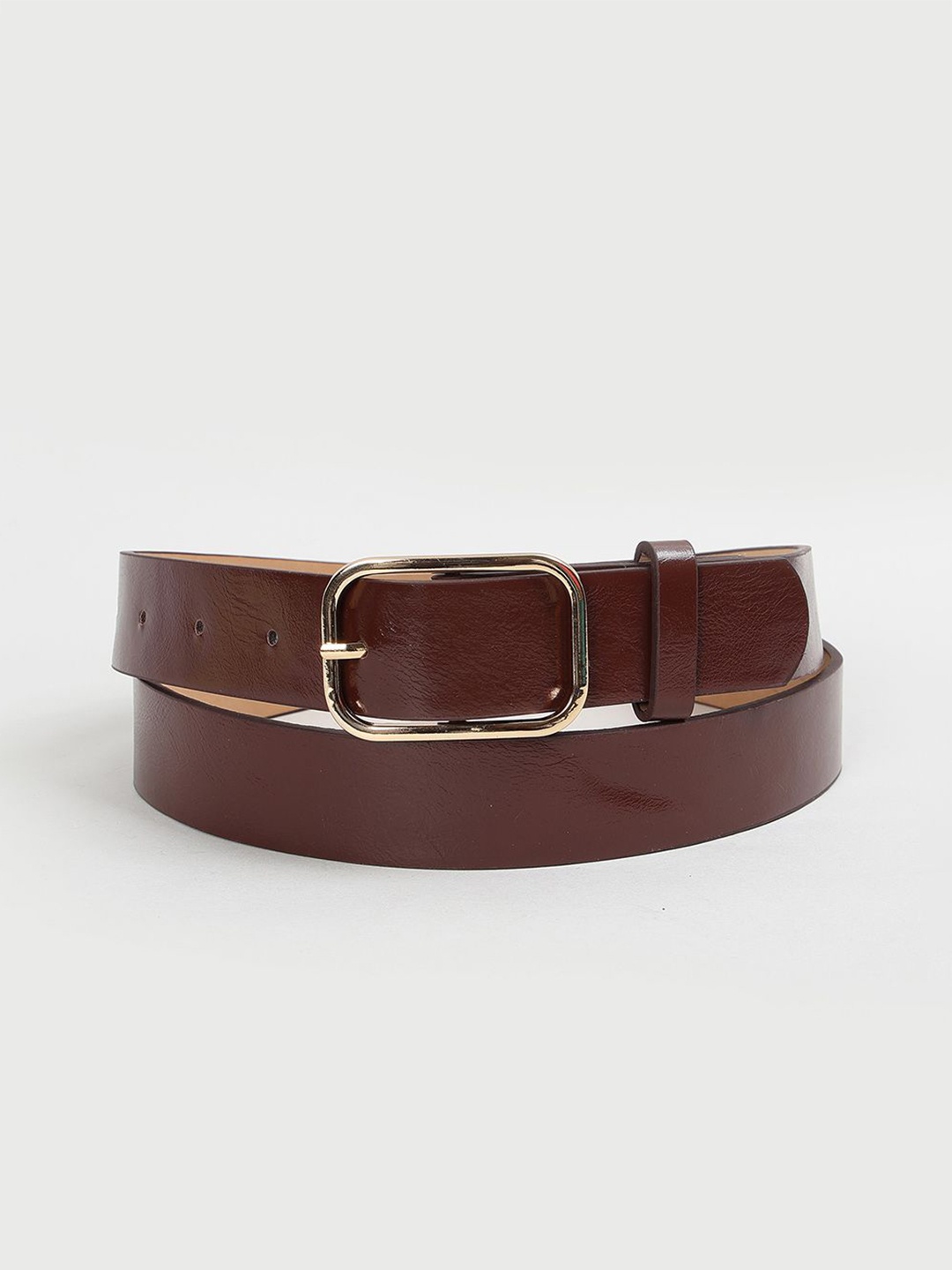 

Ginger by Lifestyle Women PU Belt, Coffee brown