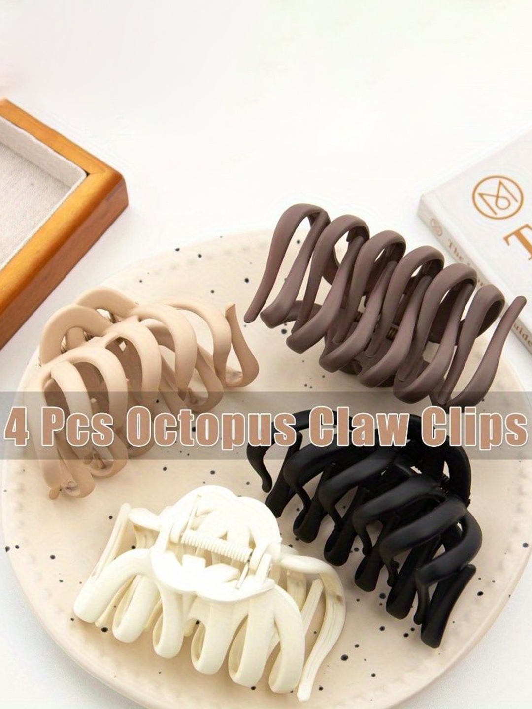 

CHRONEX Set of 4 Claw Clip-Assorted