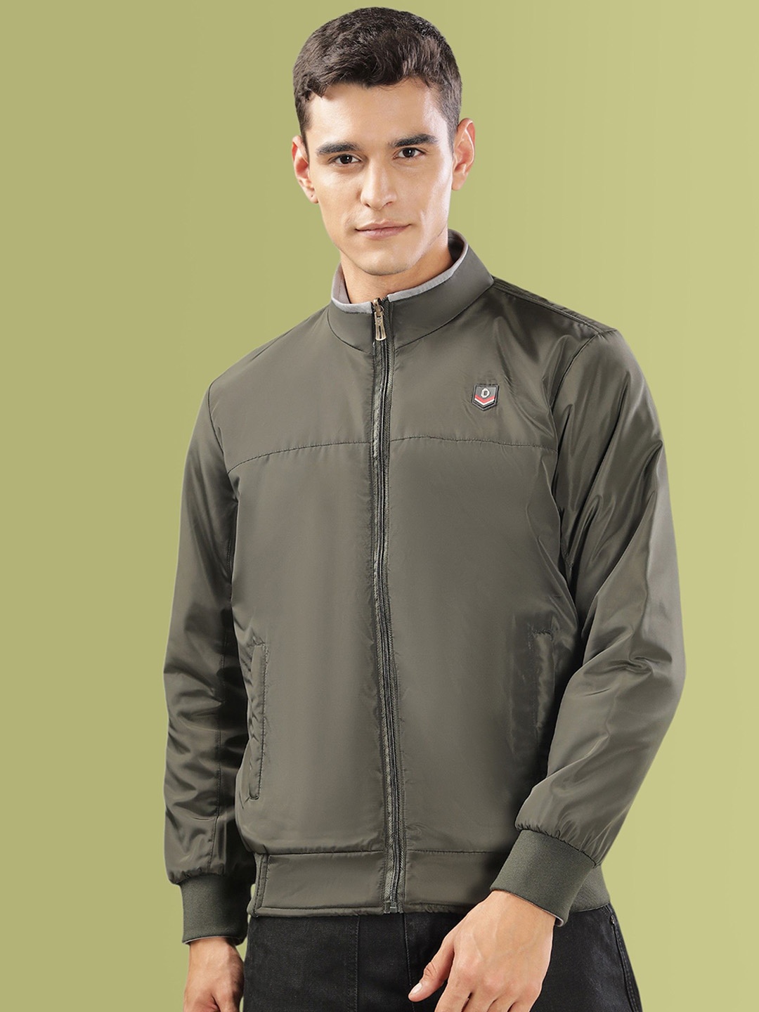 

Dollar Men Lightweight Bomber Jacket, Olive
