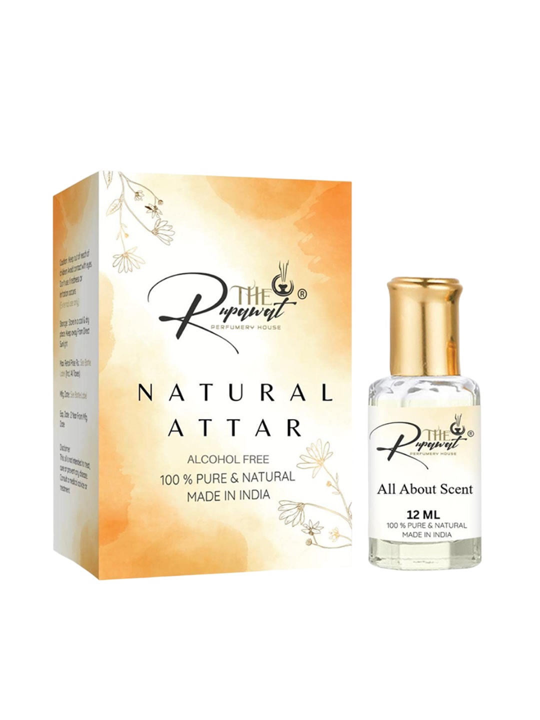 

THE RUPAWAT Perfumery House All About Scent Attar - 12 ml, Transparent