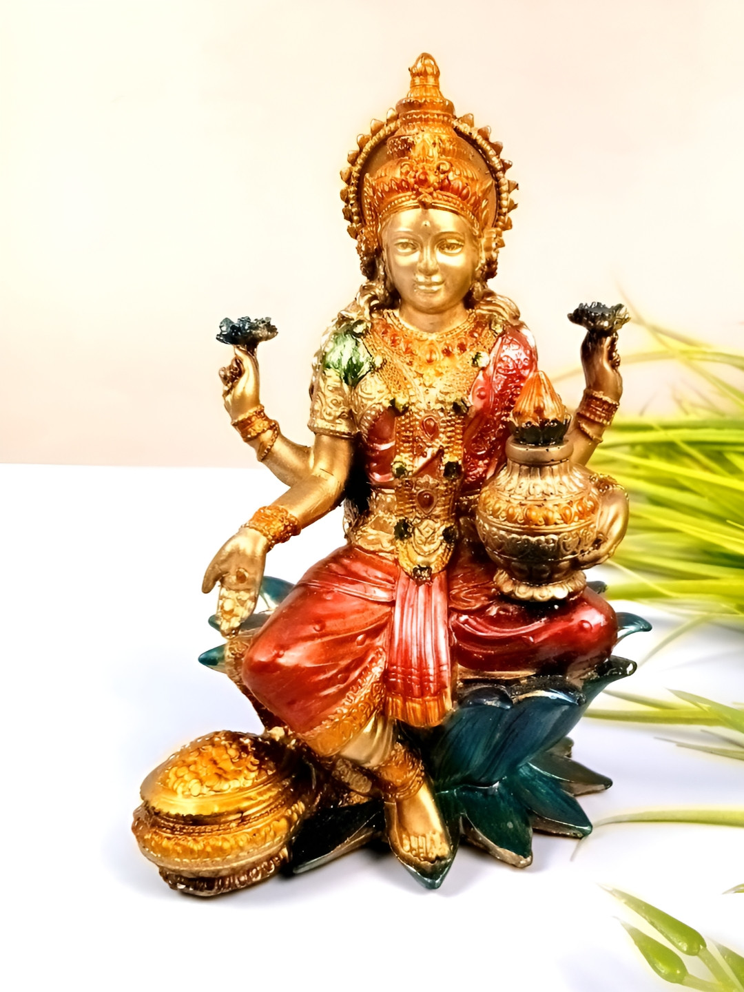 

apka mart Gold-Toned Religious Idol Showpiece