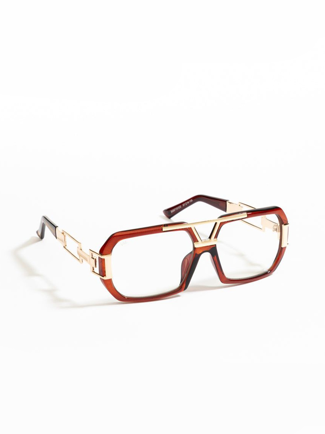 

Urban Monkey Unisex Full Rim Square Frames, Brown