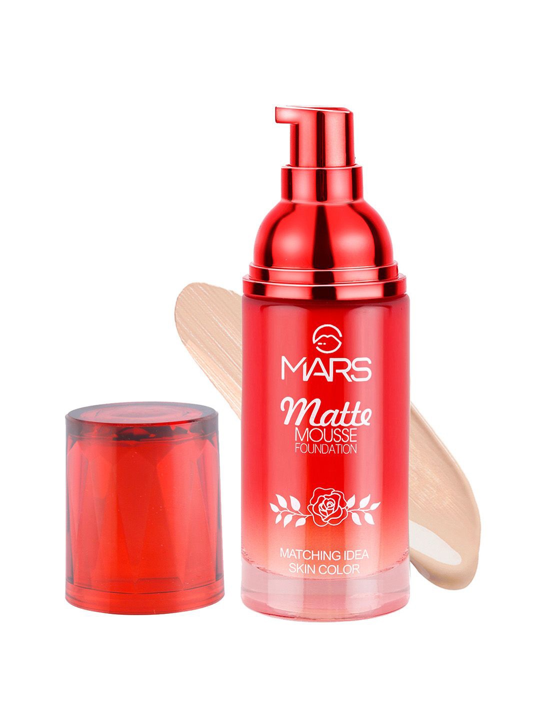 

MARS Light Matte Mousse Foundation- 60ml - Nude Beige 104, Cream